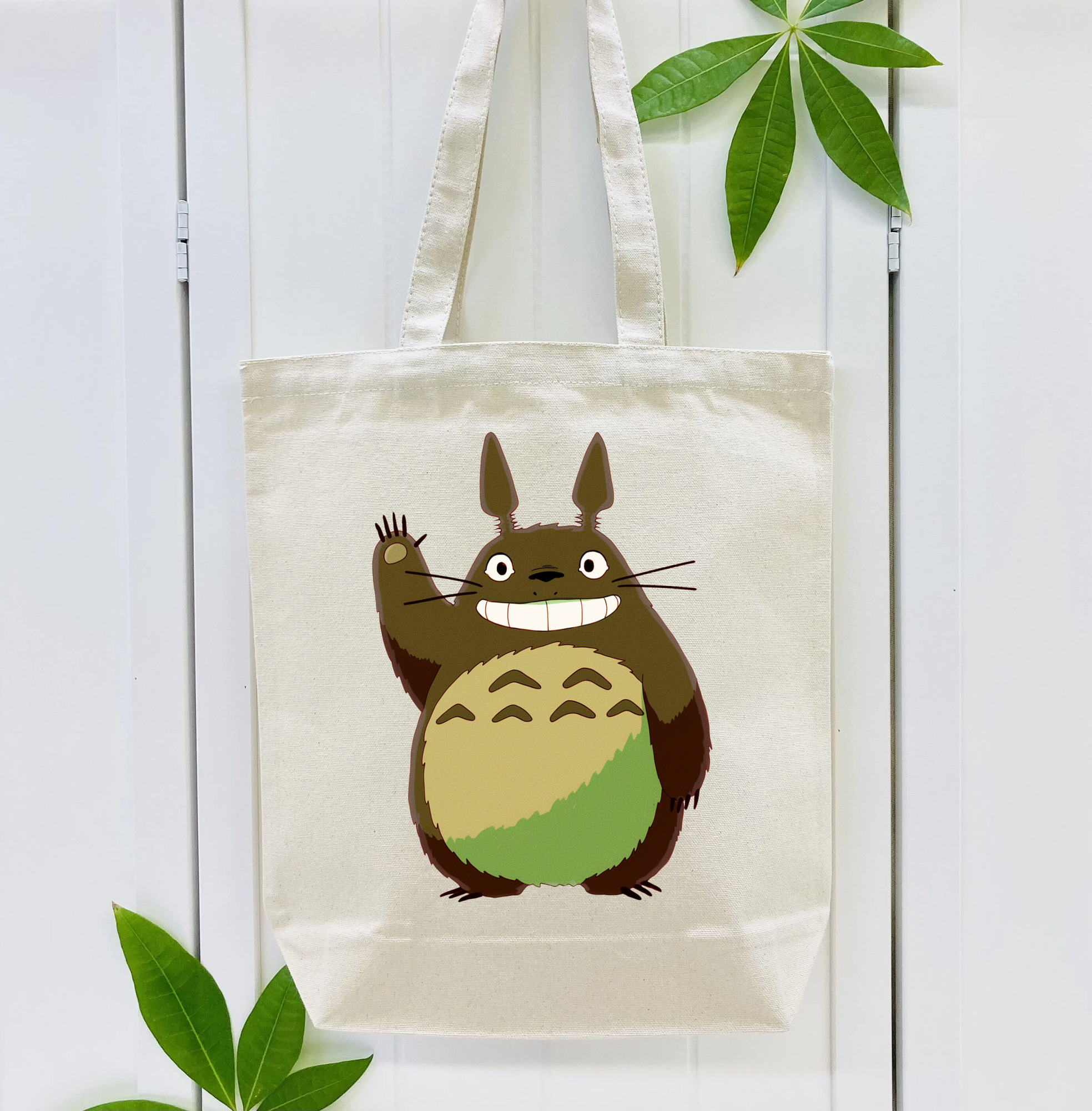 となりのトトロ 草壁メイ 草壁サツキ My Neighbor Totoro Satsuki Kusakabe Mei Kusakabe 縦型キャンバス生地手提げバッグ　トートバッグ