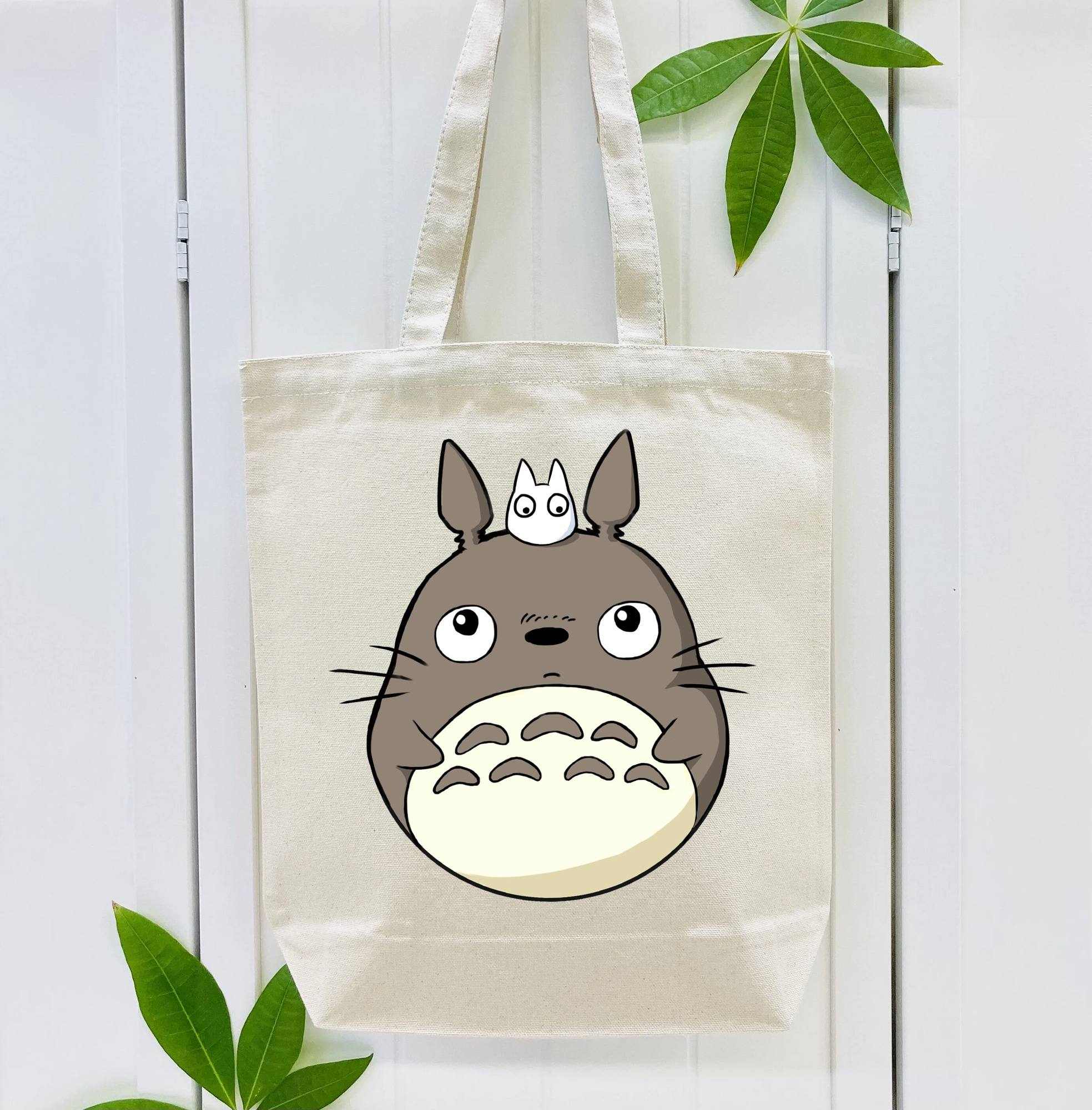 となりのトトロ 草壁メイ 草壁サツキ My Neighbor Totoro Satsuki Kusakabe Mei Kusakabe 縦型キャンバス生地手提げバッグ　トートバッグ