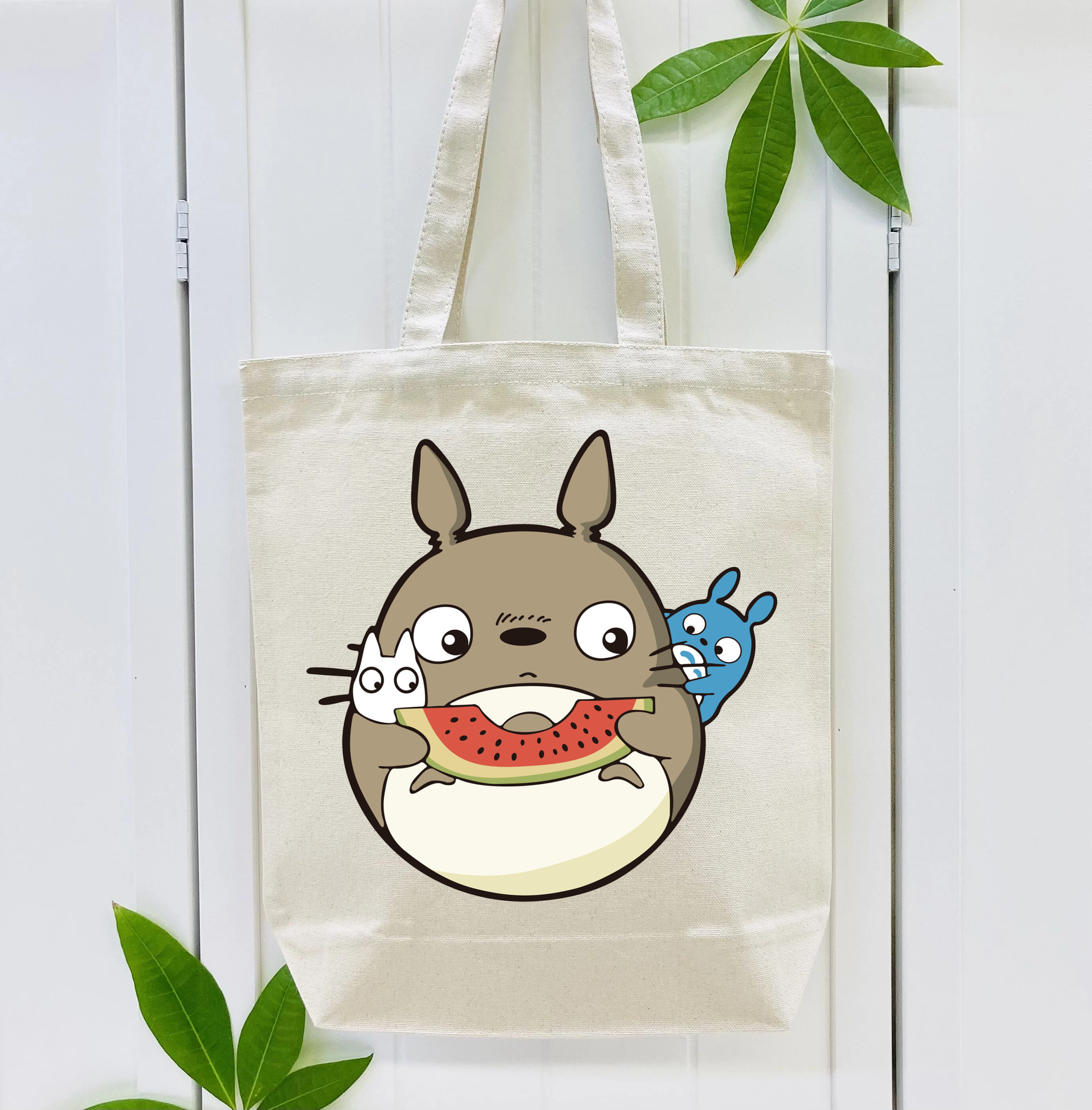 となりのトトロ 草壁メイ 草壁サツキ My Neighbor Totoro Satsuki Kusakabe Mei Kusakabe 縦型キャンバス生地手提げバッグ　トートバッグ