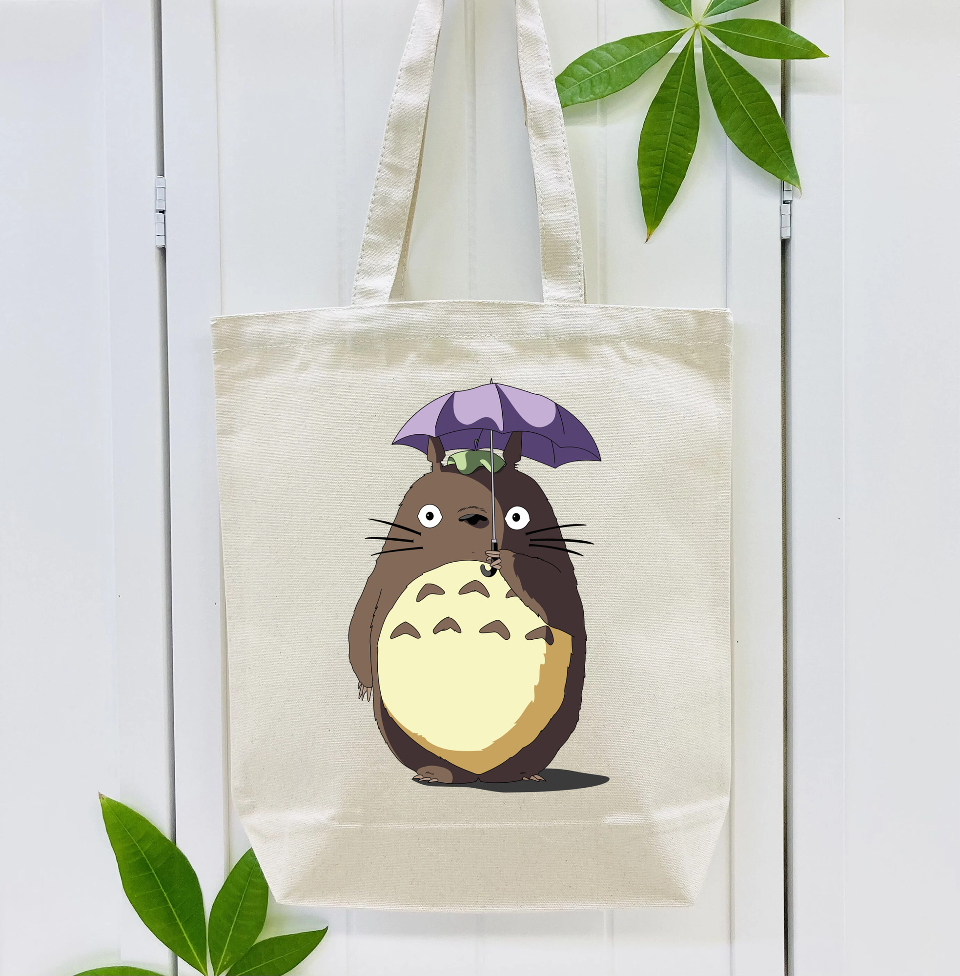となりのトトロ 草壁メイ 草壁サツキ My Neighbor Totoro Satsuki Kusakabe Mei Kusakabe 縦型キャンバス生地手提げバッグ　トートバッグ