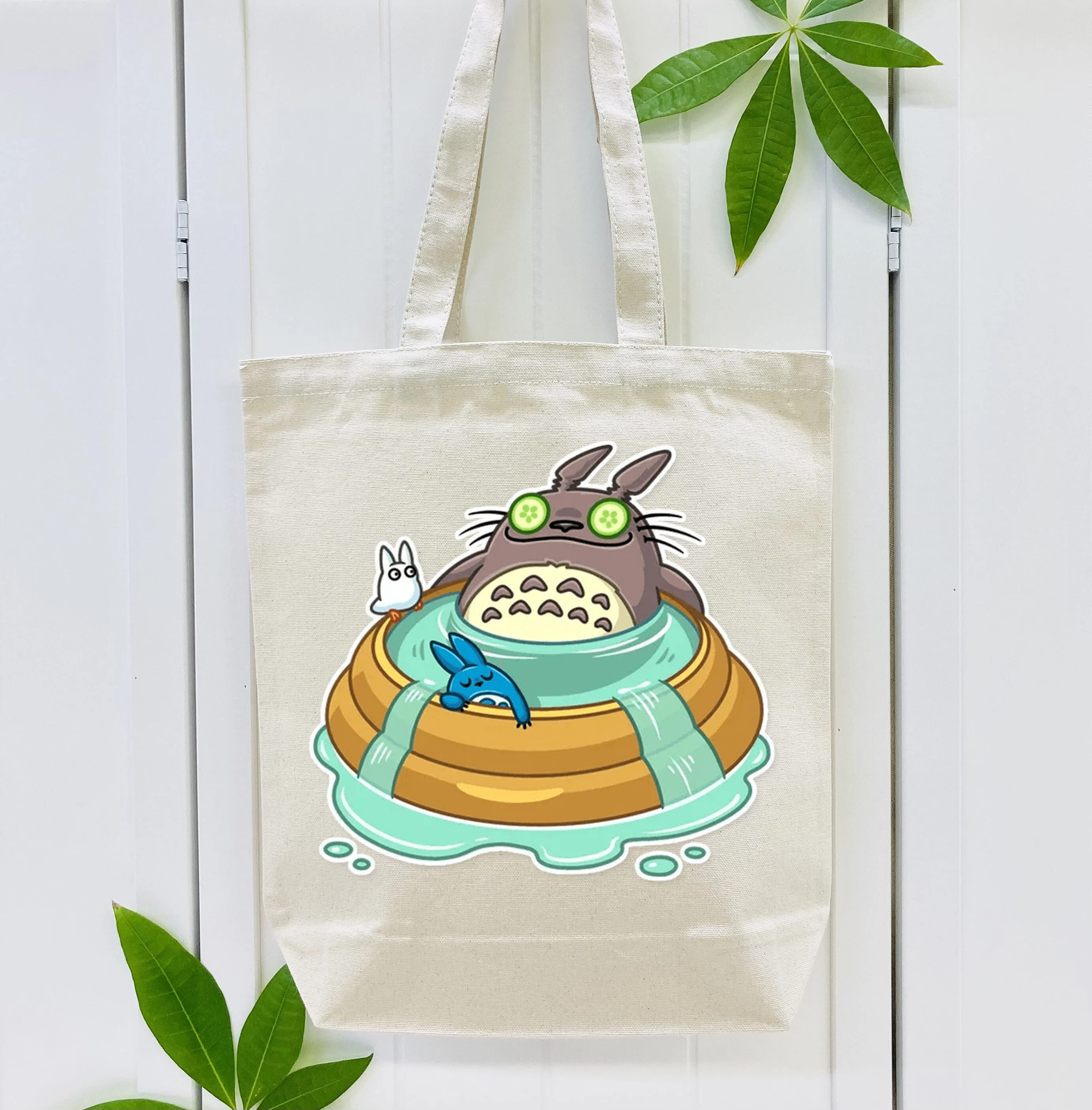 となりのトトロ 草壁メイ 草壁サツキ My Neighbor Totoro Satsuki Kusakabe Mei Kusakabe 縦型キャンバス生地手提げバッグ　トートバッグ