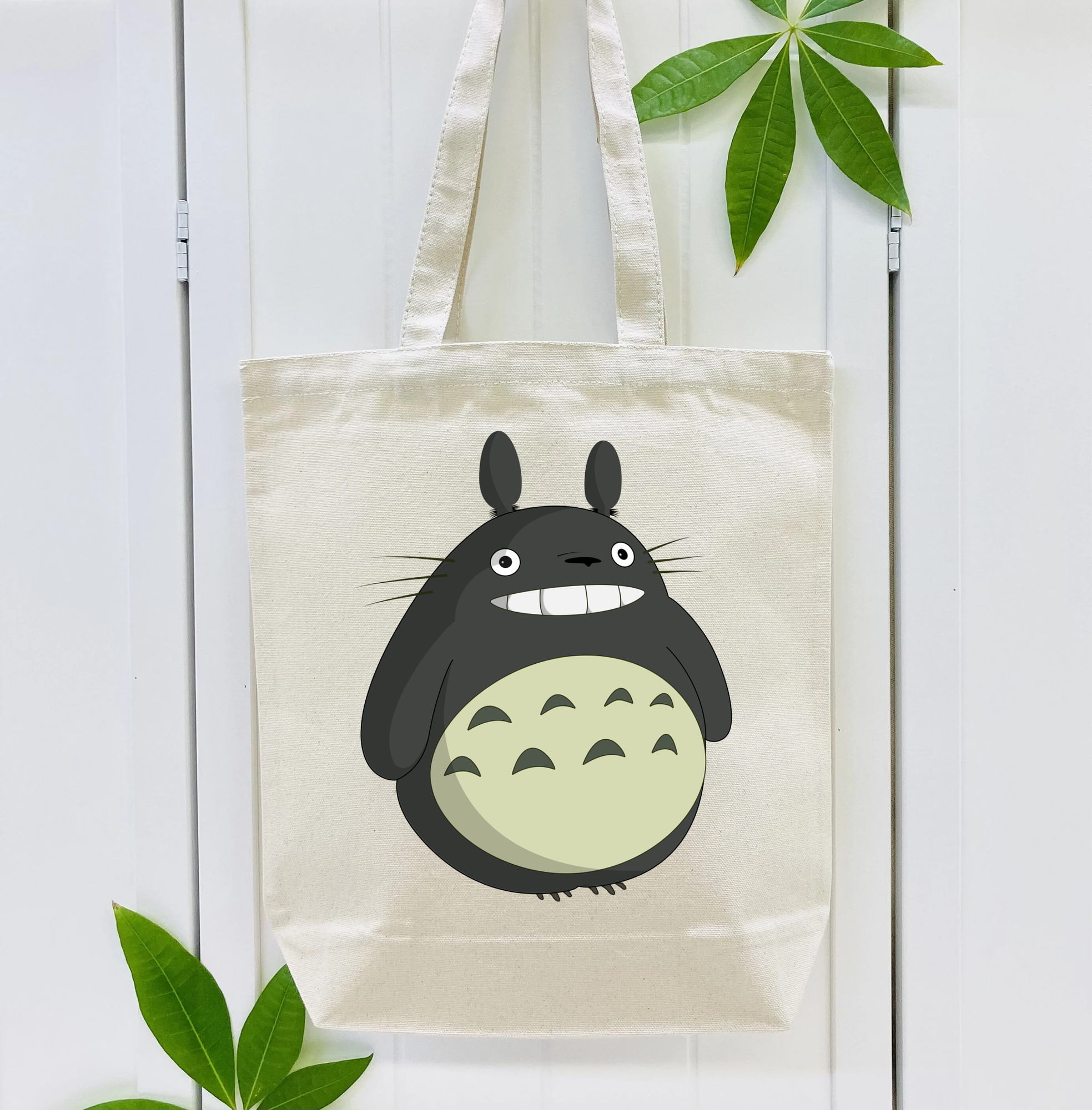 となりのトトロ 草壁メイ 草壁サツキ My Neighbor Totoro Satsuki Kusakabe Mei Kusakabe 縦型キャンバス生地手提げバッグ　トートバッグ