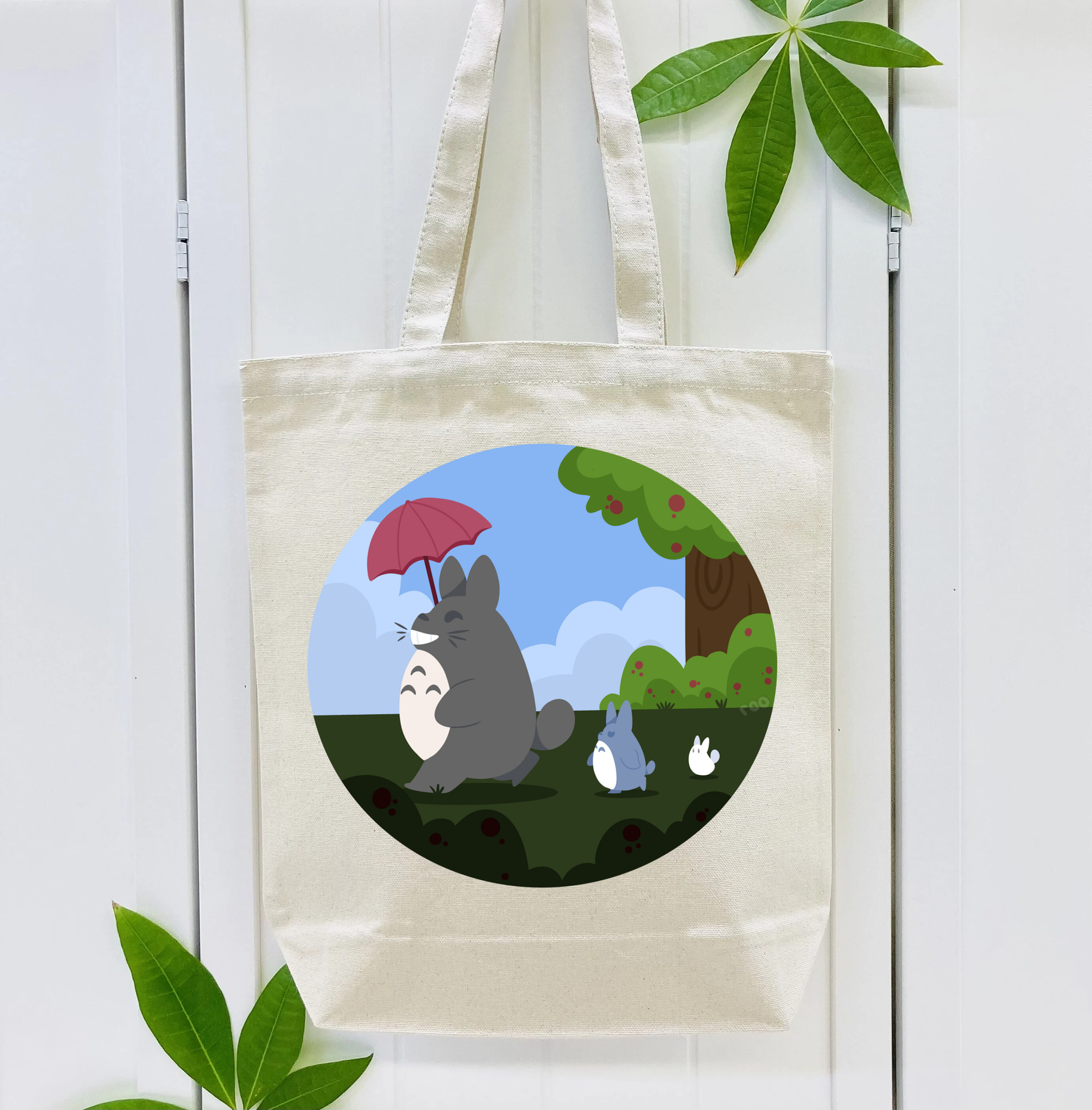 となりのトトロ 草壁メイ 草壁サツキ My Neighbor Totoro Satsuki Kusakabe Mei Kusakabe 縦型キャンバス生地手提げバッグ　トートバッグ