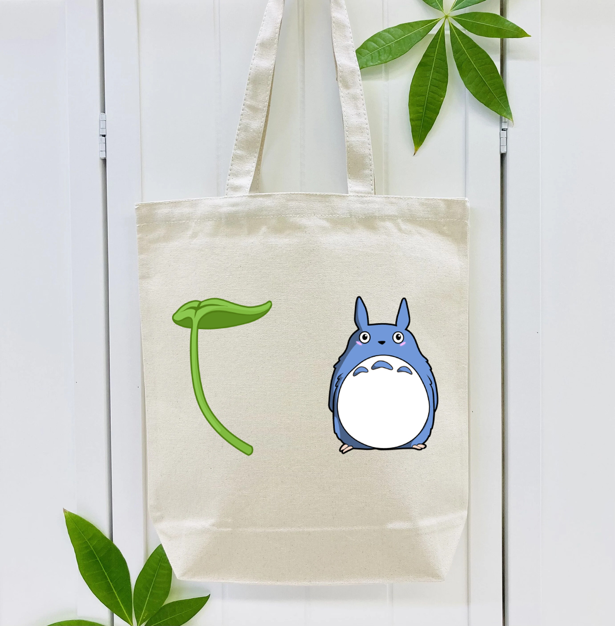 となりのトトロ 草壁メイ 草壁サツキ My Neighbor Totoro Satsuki Kusakabe Mei Kusakabe 縦型キャンバス生地手提げバッグ　トートバッグ