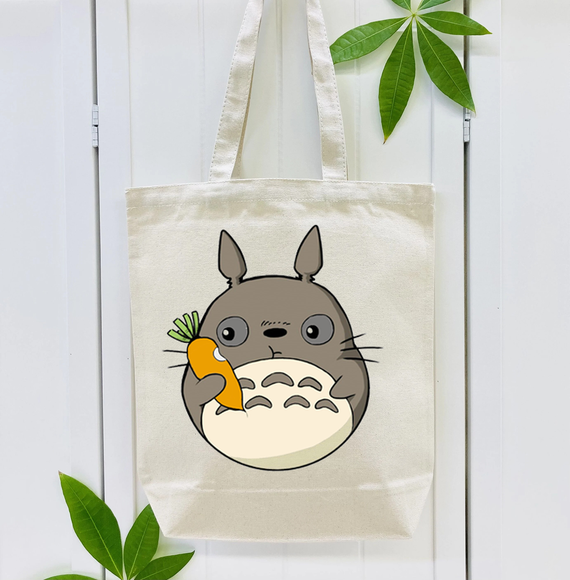 となりのトトロ 草壁メイ 草壁サツキ My Neighbor Totoro Satsuki Kusakabe Mei Kusakabe 縦型キャンバス生地手提げバッグ　トートバッグ