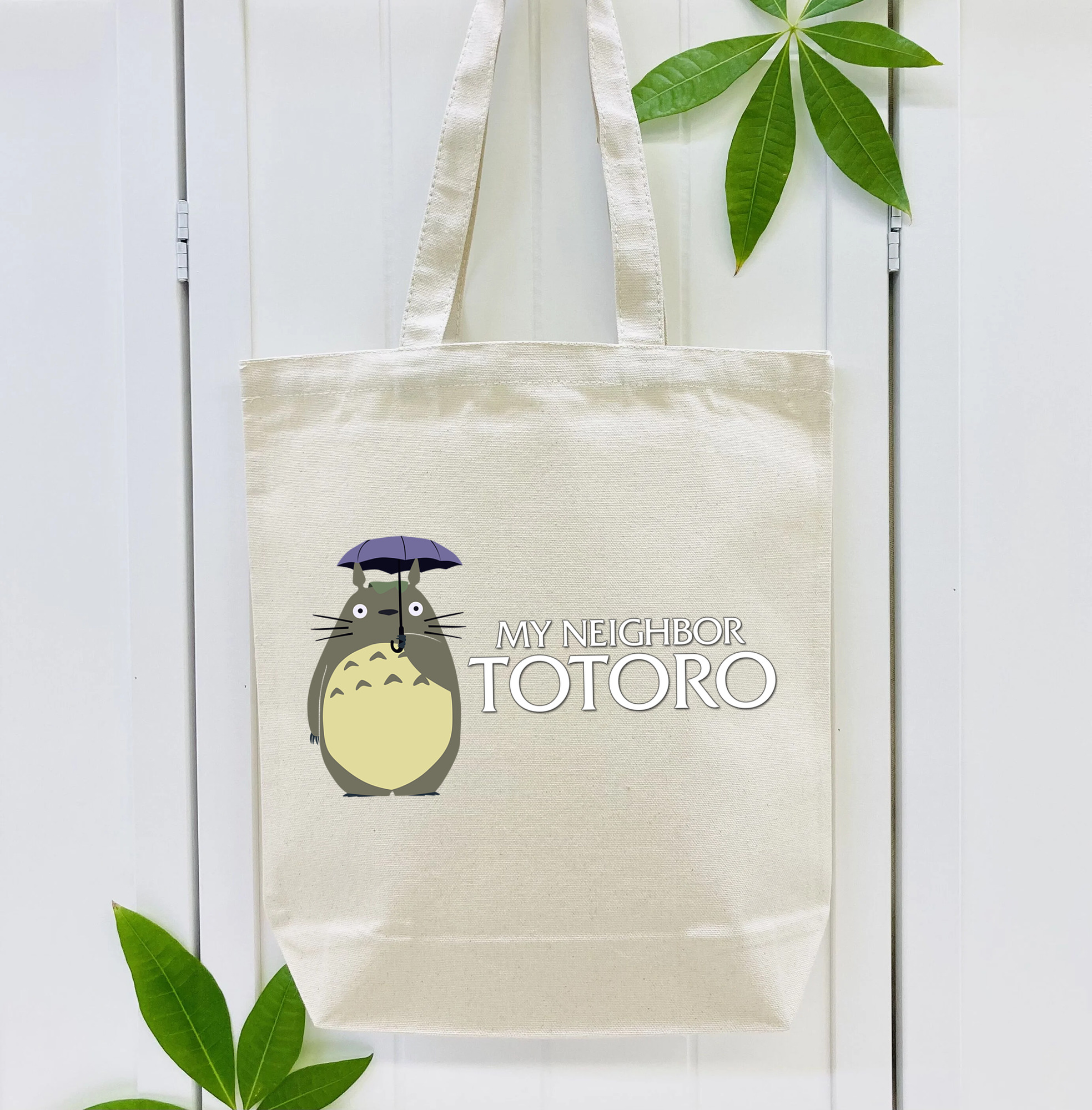 となりのトトロ 草壁メイ 草壁サツキ My Neighbor Totoro Satsuki Kusakabe Mei Kusakabe 縦型キャンバス生地手提げバッグ　トートバッグ