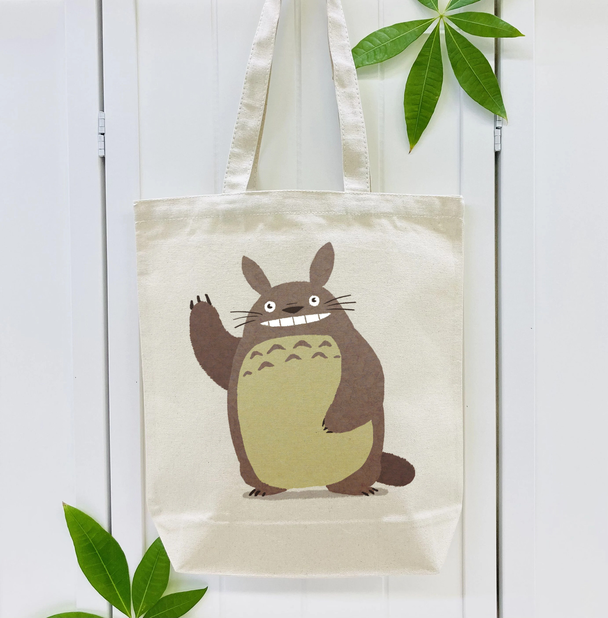 となりのトトロ 草壁メイ 草壁サツキ My Neighbor Totoro Satsuki Kusakabe Mei Kusakabe 縦型キャンバス生地手提げバッグ　トートバッグ