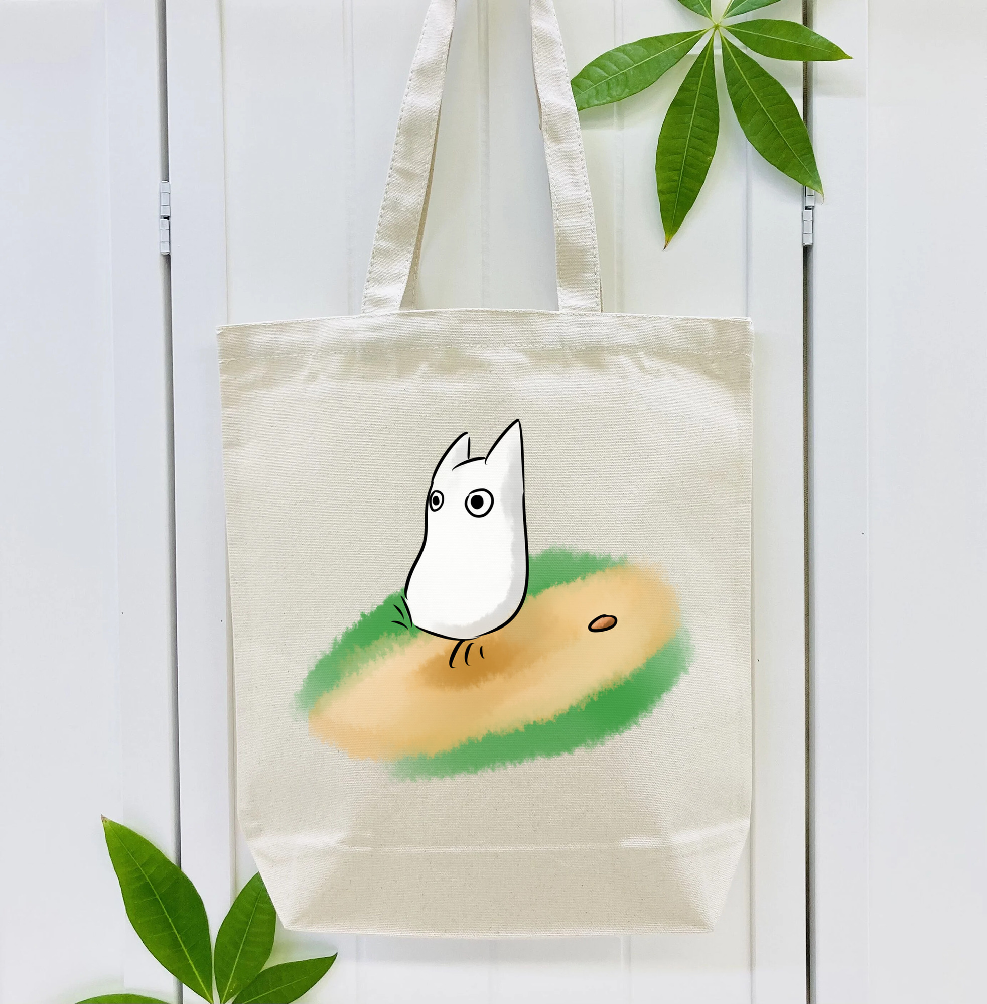 となりのトトロ 草壁メイ 草壁サツキ My Neighbor Totoro Satsuki Kusakabe Mei Kusakabe 縦型キャンバス生地手提げバッグ　トートバッグ
