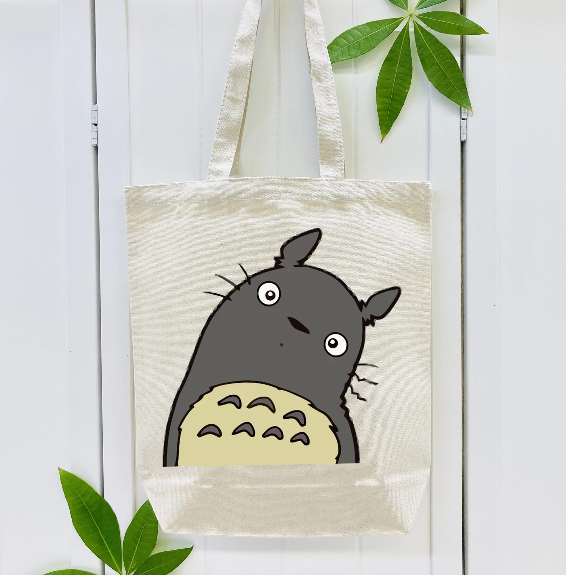 となりのトトロ 草壁メイ 草壁サツキ My Neighbor Totoro Satsuki Kusakabe Mei Kusakabe 縦型キャンバス生地手提げバッグ　トートバッグ