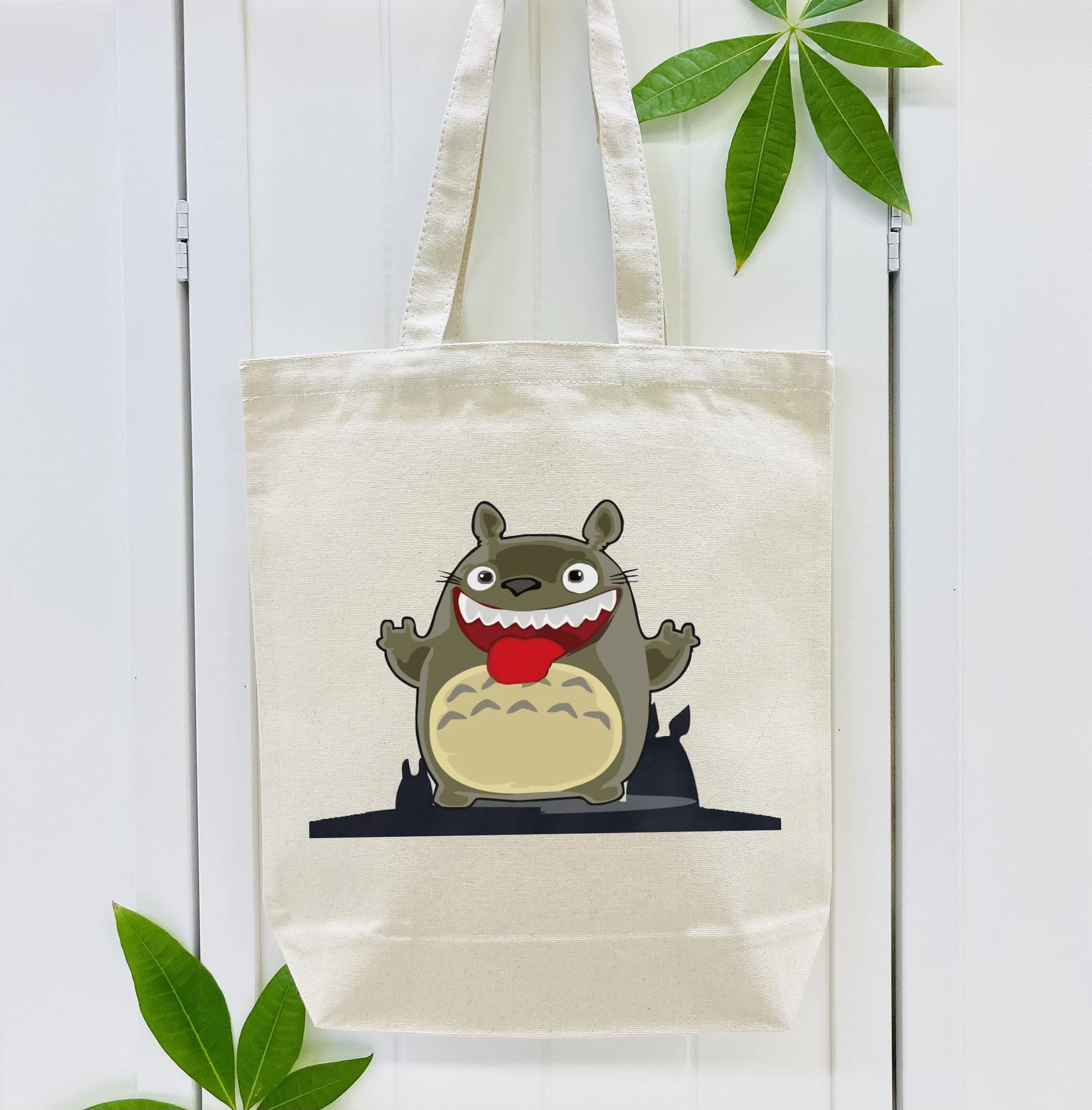 となりのトトロ 草壁メイ 草壁サツキ My Neighbor Totoro Satsuki Kusakabe Mei Kusakabe 縦型キャンバス生地手提げバッグ　トートバッグ