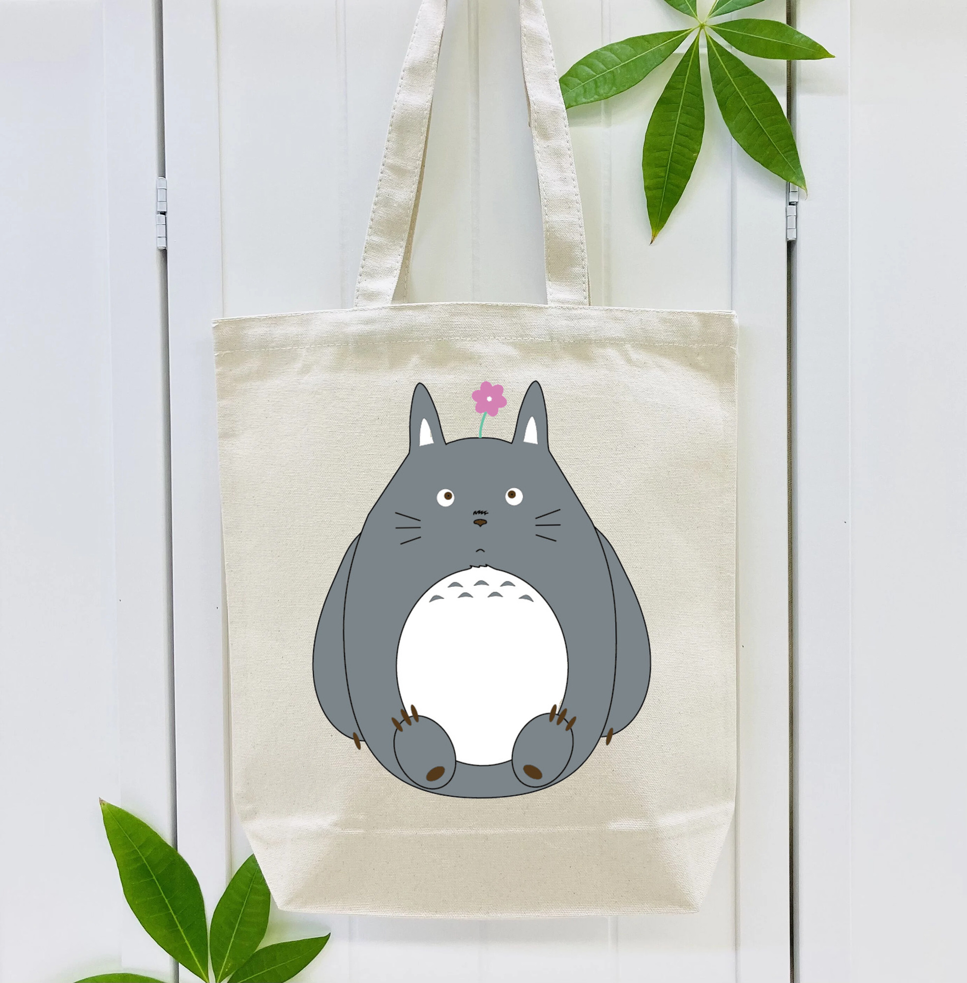 となりのトトロ 草壁メイ 草壁サツキ My Neighbor Totoro Satsuki Kusakabe Mei Kusakabe 縦型キャンバス生地手提げバッグ　トートバッグ