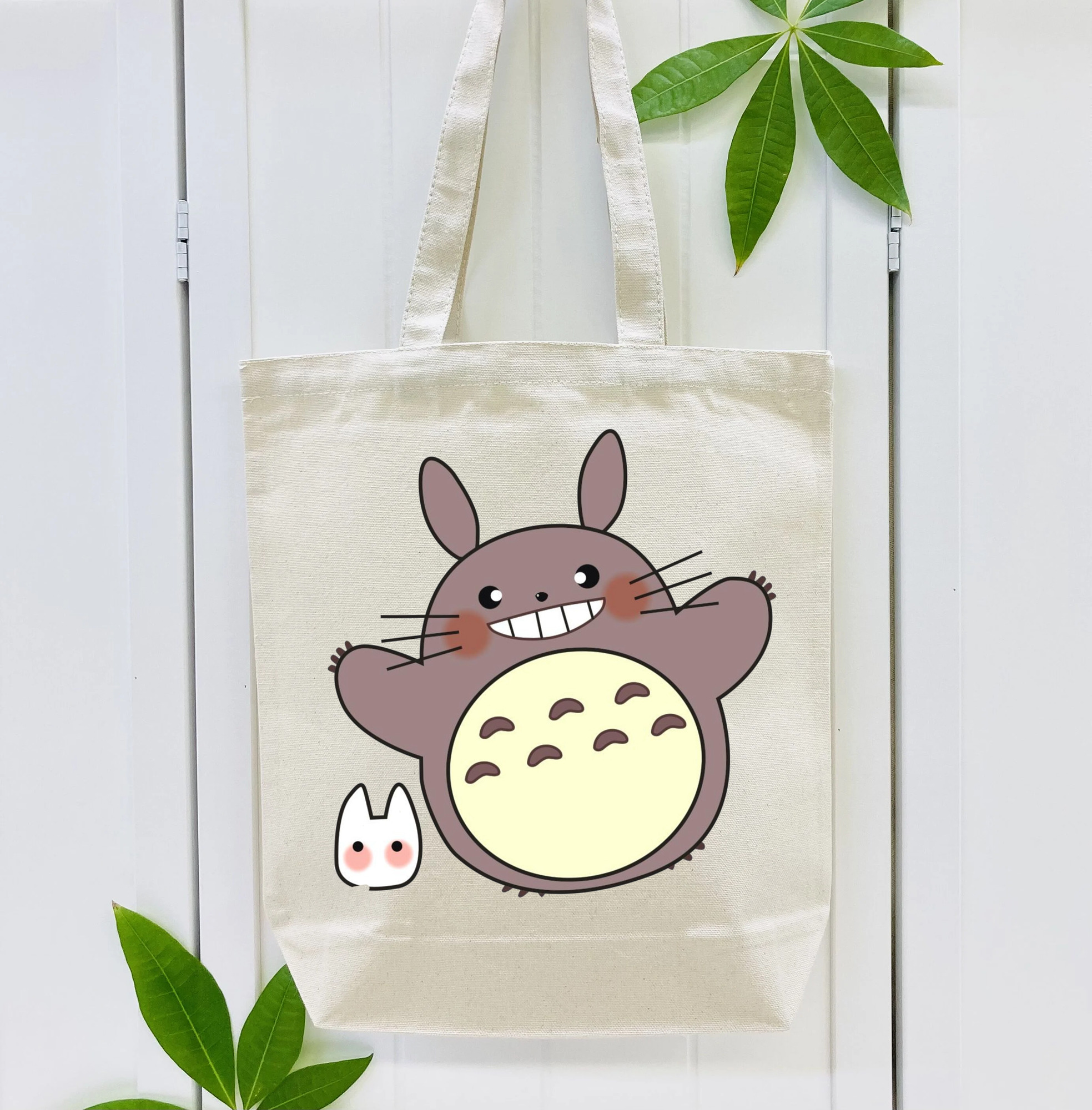 となりのトトロ 草壁メイ 草壁サツキ My Neighbor Totoro Satsuki Kusakabe Mei Kusakabe 縦型キャンバス生地手提げバッグ　トートバッグ