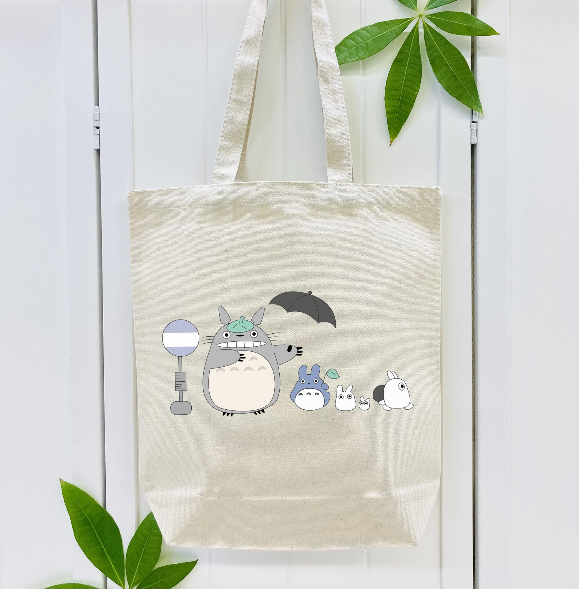 となりのトトロ 草壁メイ 草壁サツキ My Neighbor Totoro Satsuki Kusakabe Mei Kusakabe 縦型キャンバス生地手提げバッグ　トートバッグ