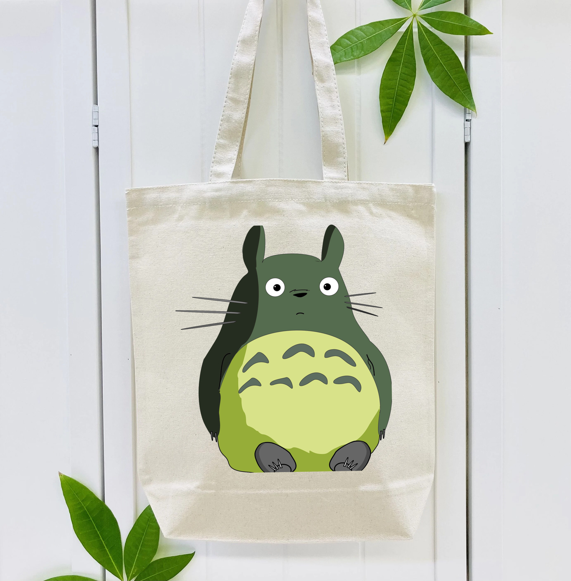 となりのトトロ 草壁メイ 草壁サツキ My Neighbor Totoro Satsuki Kusakabe Mei Kusakabe 縦型キャンバス生地手提げバッグ　トートバッグ