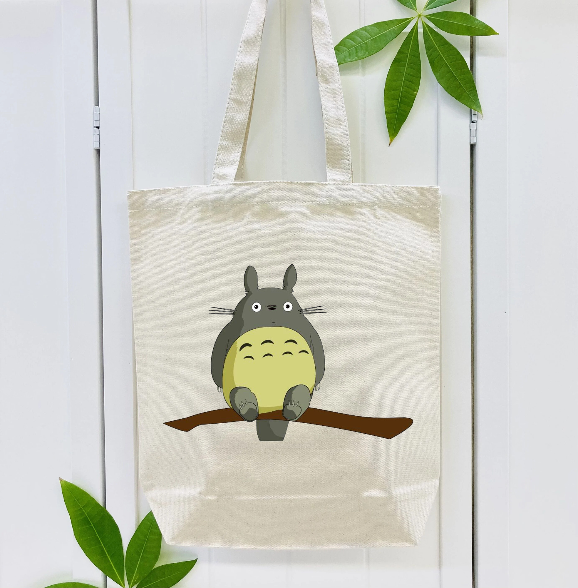 となりのトトロ 草壁メイ 草壁サツキ My Neighbor Totoro Satsuki Kusakabe Mei Kusakabe 縦型キャンバス生地手提げバッグ　トートバッグ