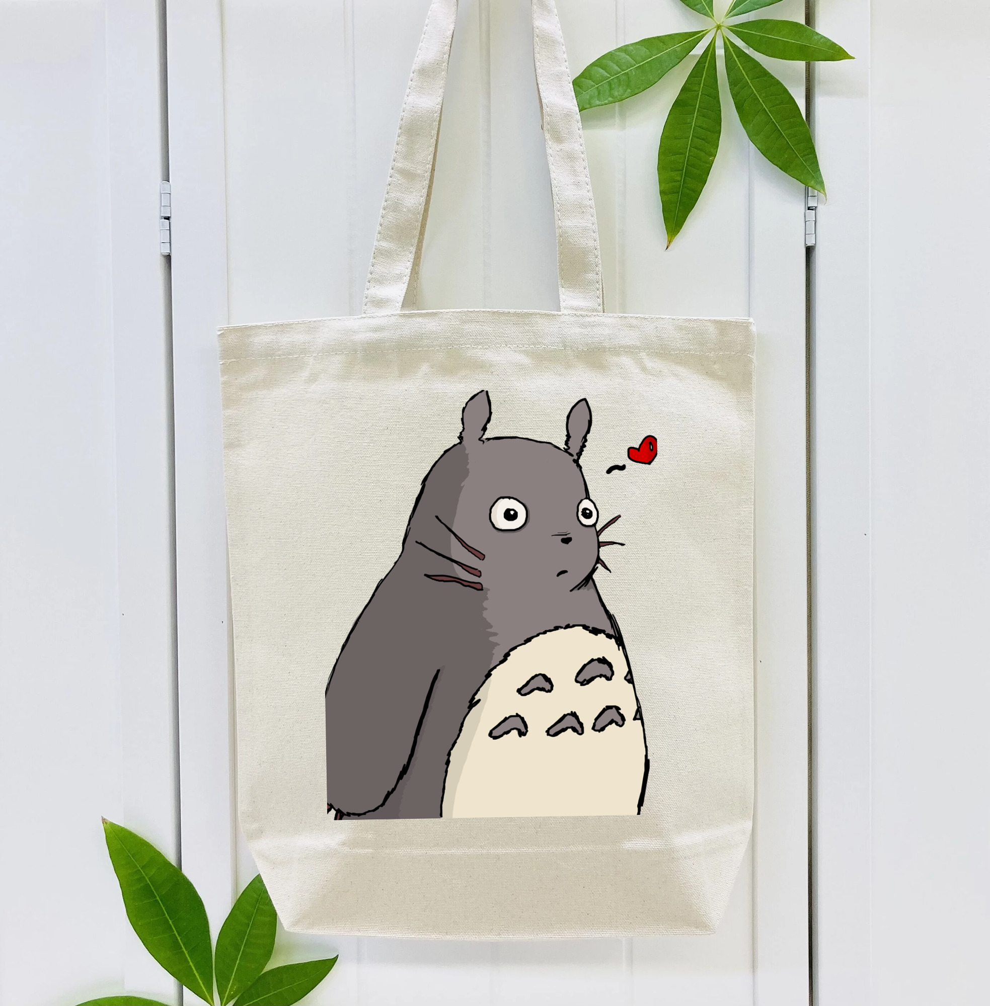 となりのトトロ 草壁メイ 草壁サツキ My Neighbor Totoro Satsuki Kusakabe Mei Kusakabe 縦型キャンバス生地手提げバッグ　トートバッグ