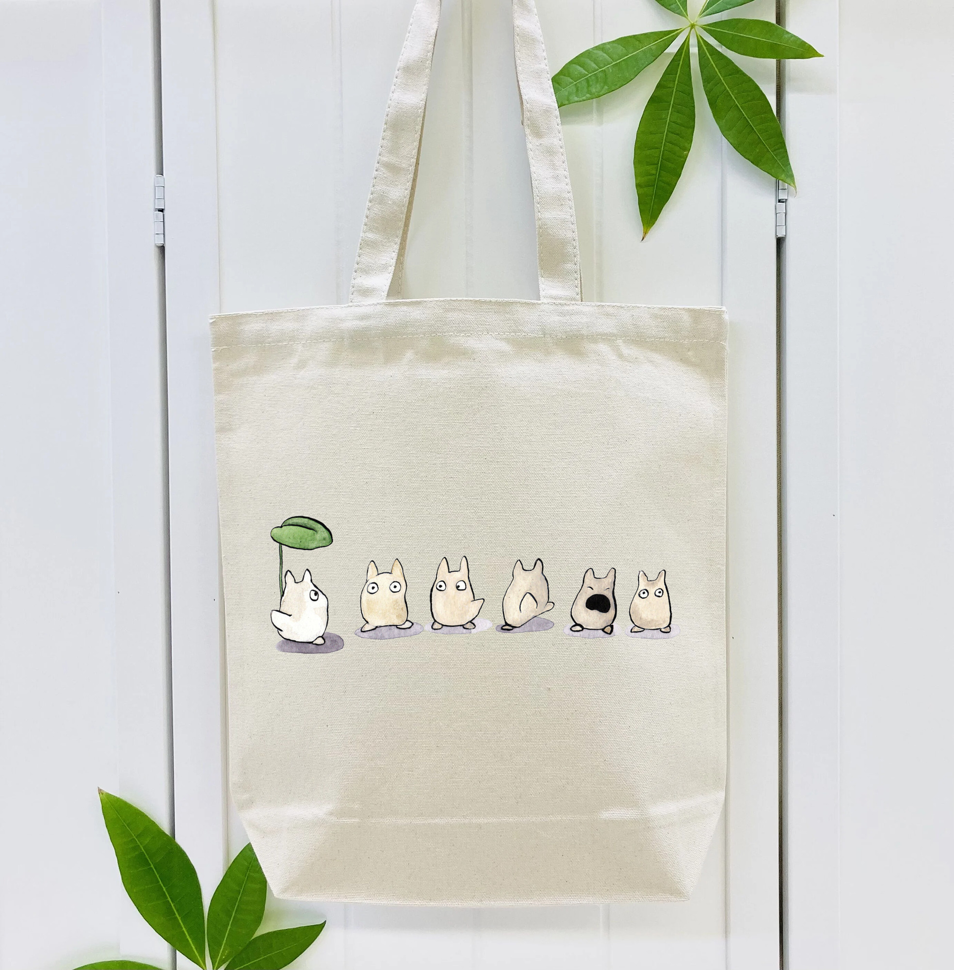 となりのトトロ 草壁メイ 草壁サツキ My Neighbor Totoro Satsuki Kusakabe Mei Kusakabe 縦型キャンバス生地手提げバッグ　トートバッグ