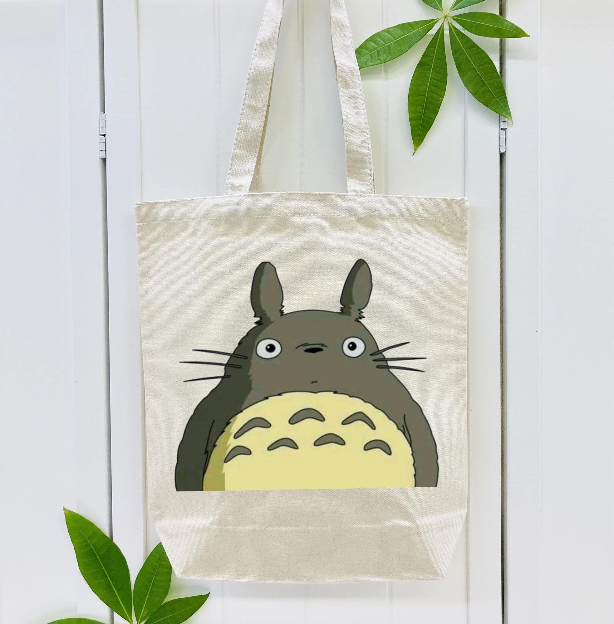 となりのトトロ 草壁メイ 草壁サツキ My Neighbor Totoro Satsuki Kusakabe Mei Kusakabe 縦型キャンバス生地手提げバッグ　トートバッグ