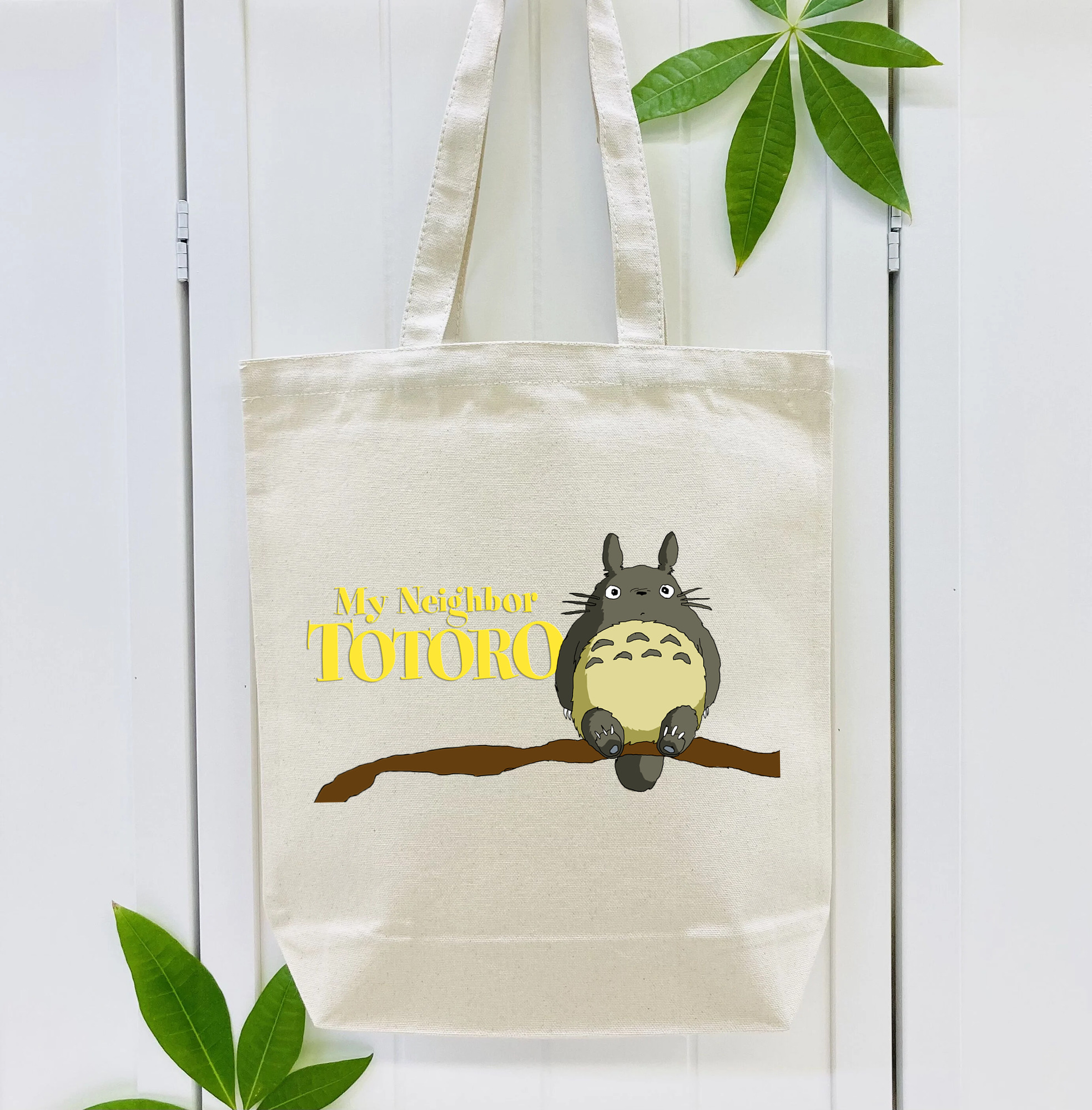 となりのトトロ 草壁メイ 草壁サツキ My Neighbor Totoro Satsuki Kusakabe Mei Kusakabe 縦型キャンバス生地手提げバッグ　トートバッグ