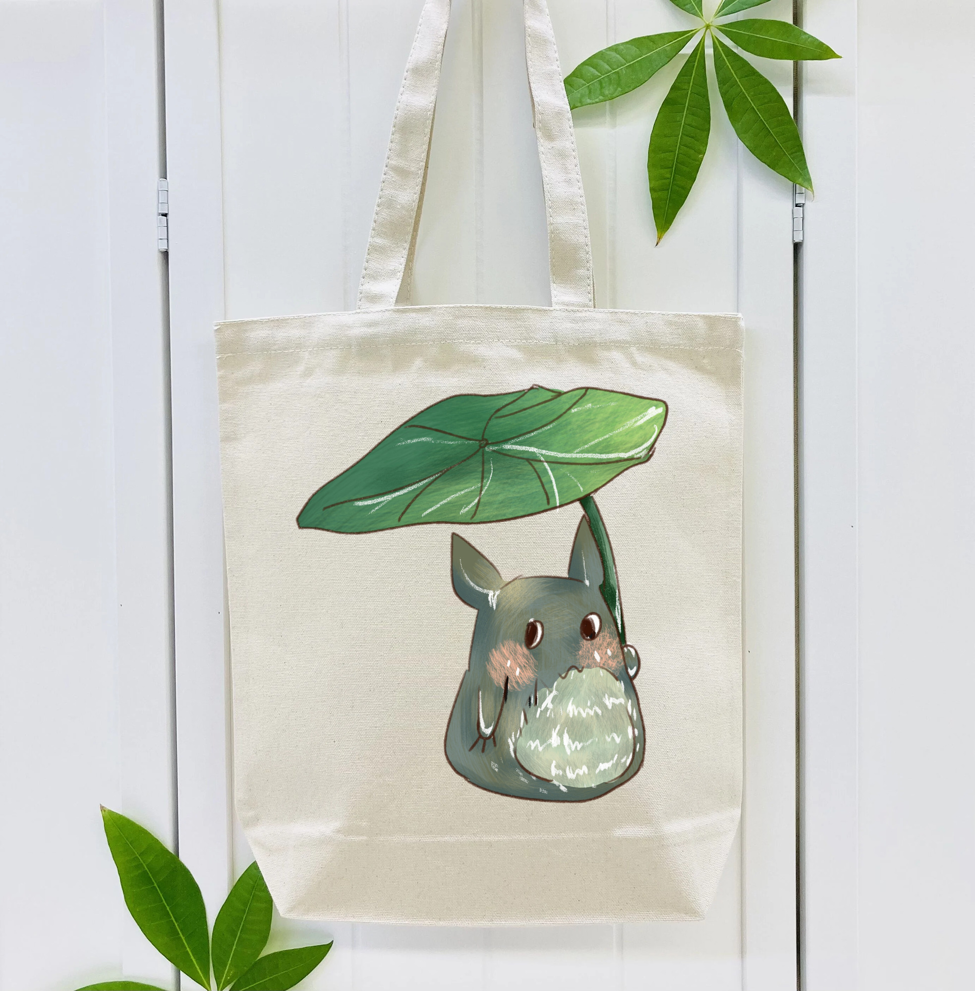 となりのトトロ 草壁メイ 草壁サツキ My Neighbor Totoro Satsuki Kusakabe Mei Kusakabe 縦型キャンバス生地手提げバッグ　トートバッグ