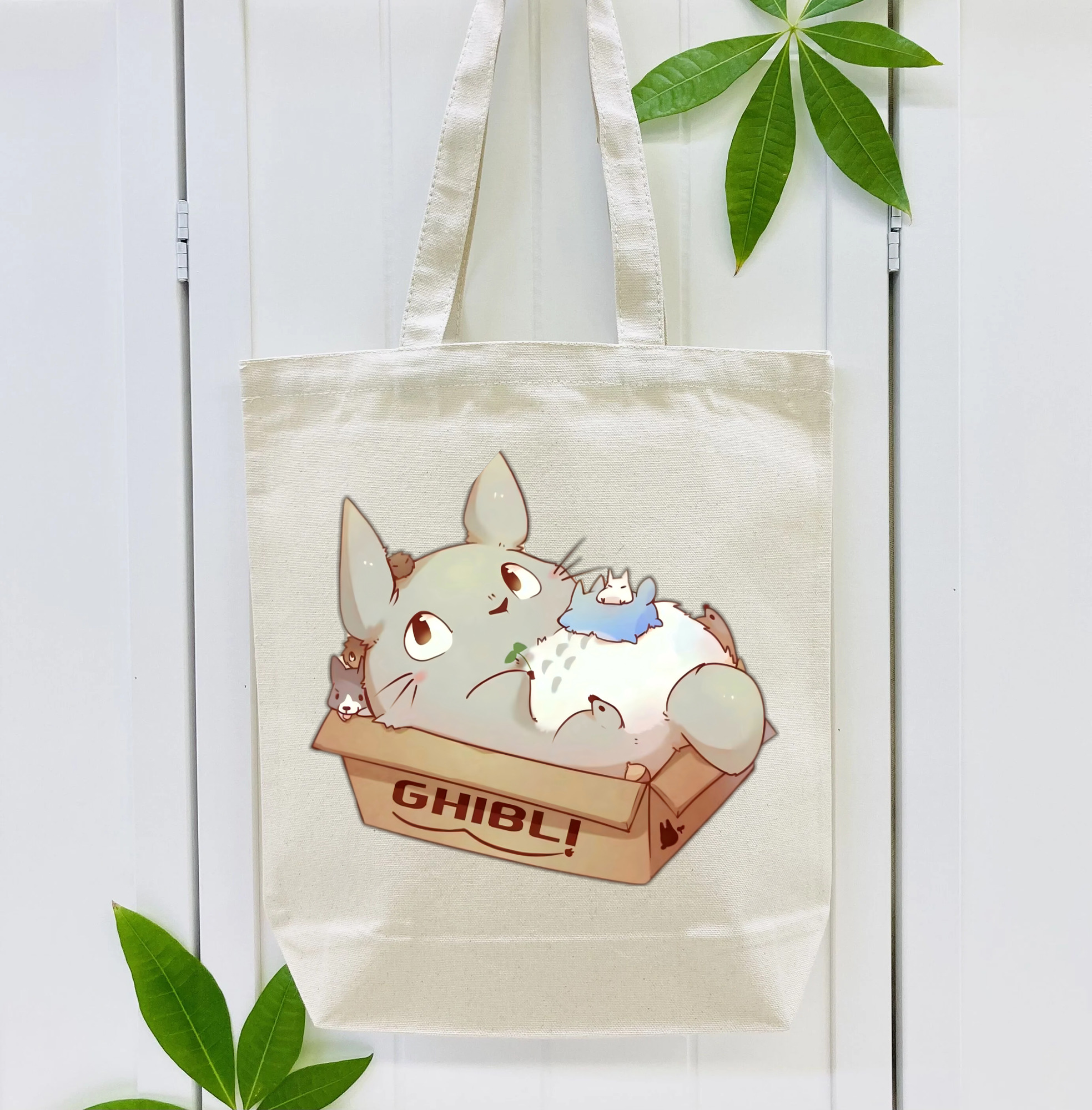 となりのトトロ 草壁メイ 草壁サツキ My Neighbor Totoro Satsuki Kusakabe Mei Kusakabe 縦型キャンバス生地手提げバッグ　トートバッグ