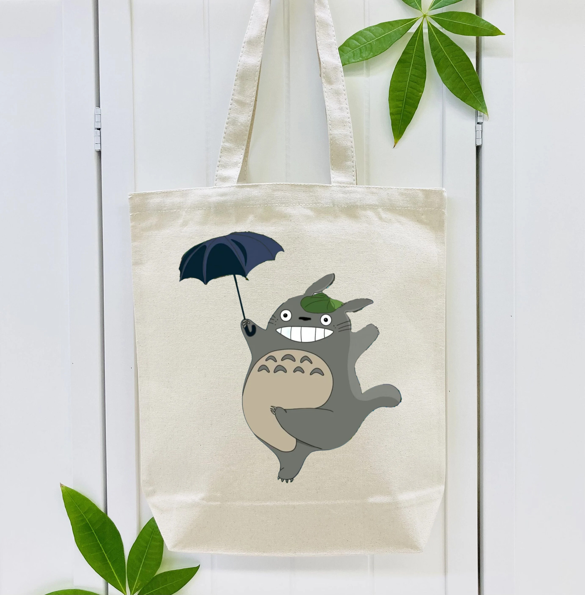 となりのトトロ 草壁メイ 草壁サツキ My Neighbor Totoro Satsuki Kusakabe Mei Kusakabe 縦型キャンバス生地手提げバッグ　トートバッグ