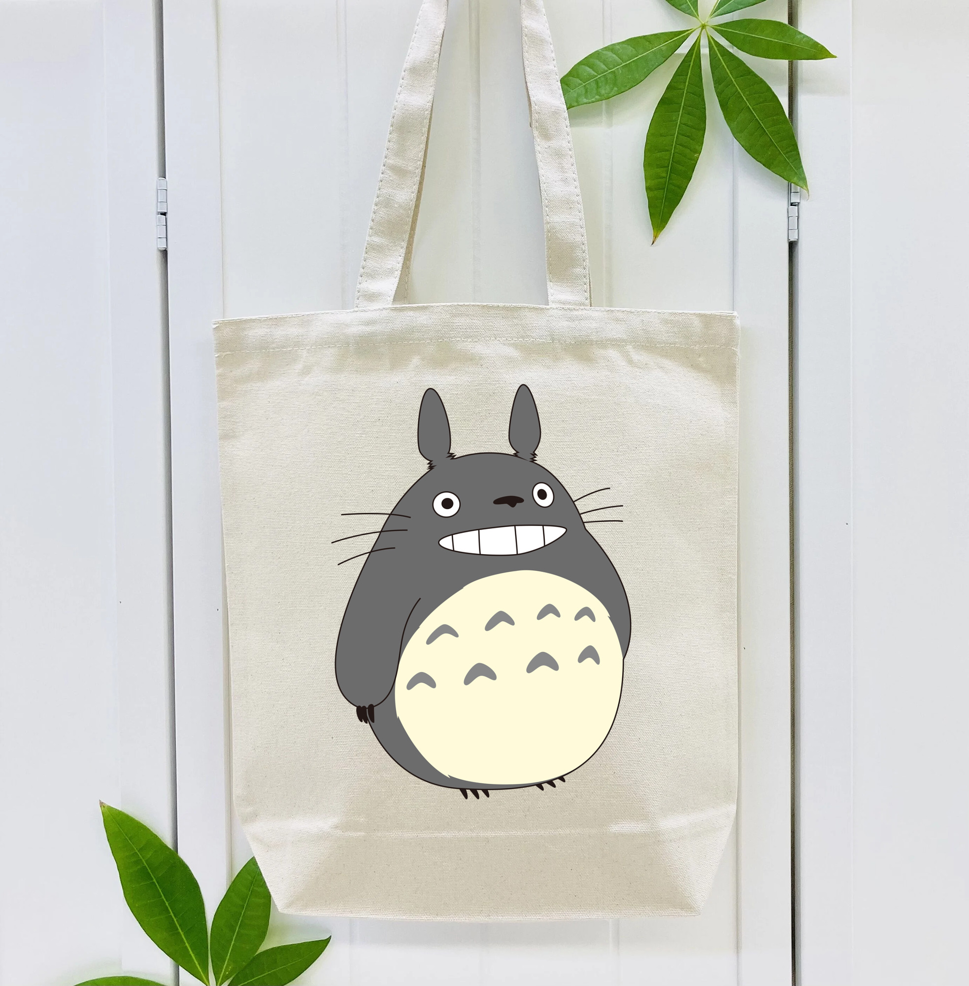 となりのトトロ 草壁メイ 草壁サツキ My Neighbor Totoro Satsuki Kusakabe Mei Kusakabe 縦型キャンバス生地手提げバッグ　トートバッグ