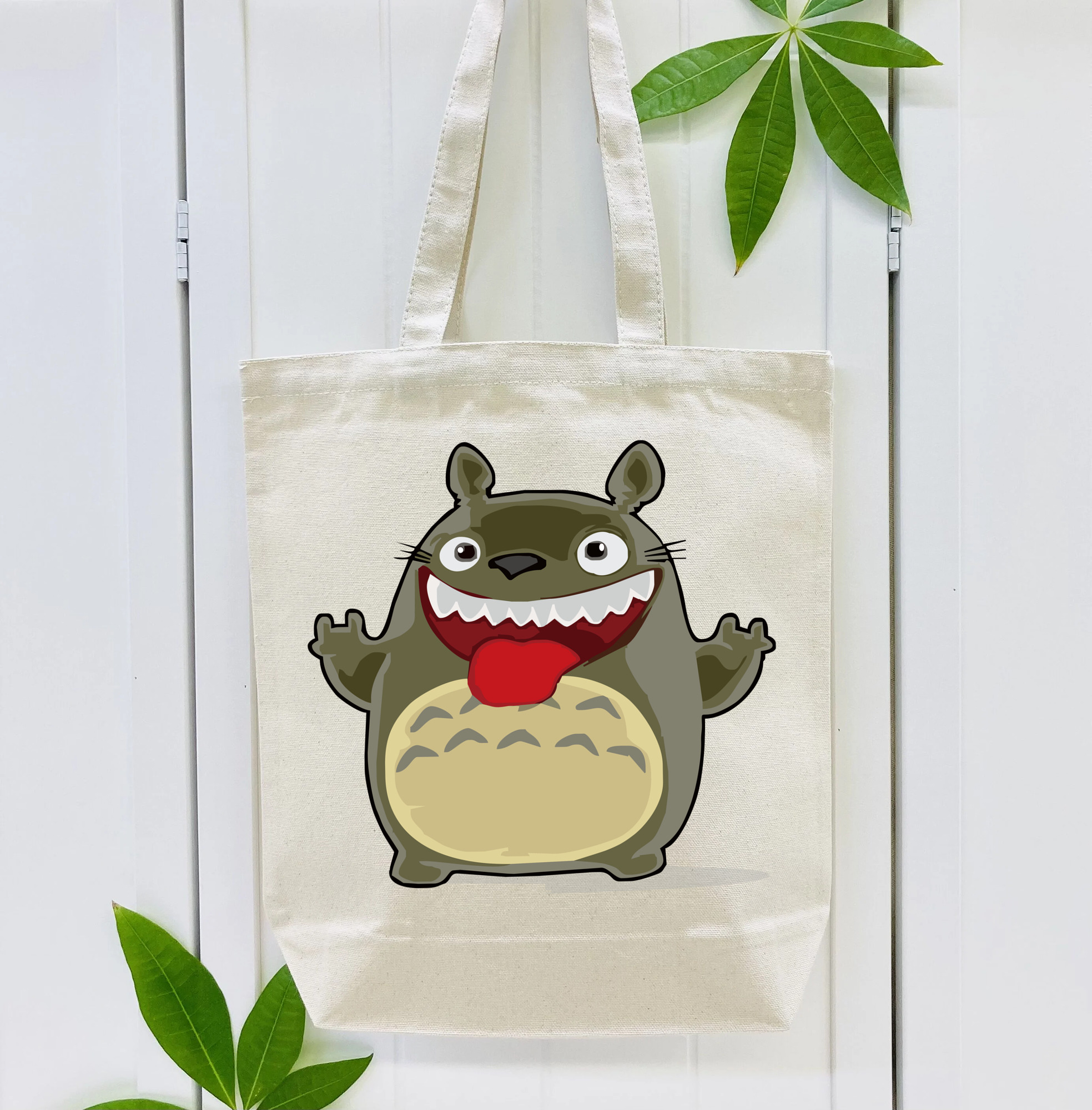 となりのトトロ 草壁メイ 草壁サツキ My Neighbor Totoro Satsuki Kusakabe Mei Kusakabe 縦型キャンバス生地手提げバッグ　トートバッグ
