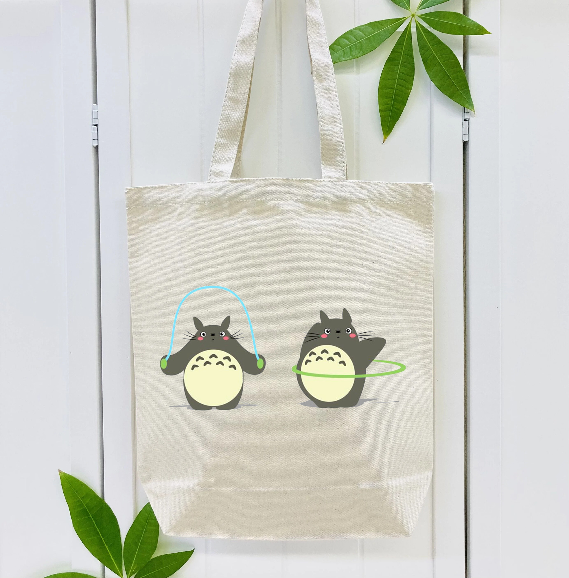 となりのトトロ 草壁メイ 草壁サツキ My Neighbor Totoro Satsuki Kusakabe Mei Kusakabe 縦型キャンバス生地手提げバッグ　トートバッグ