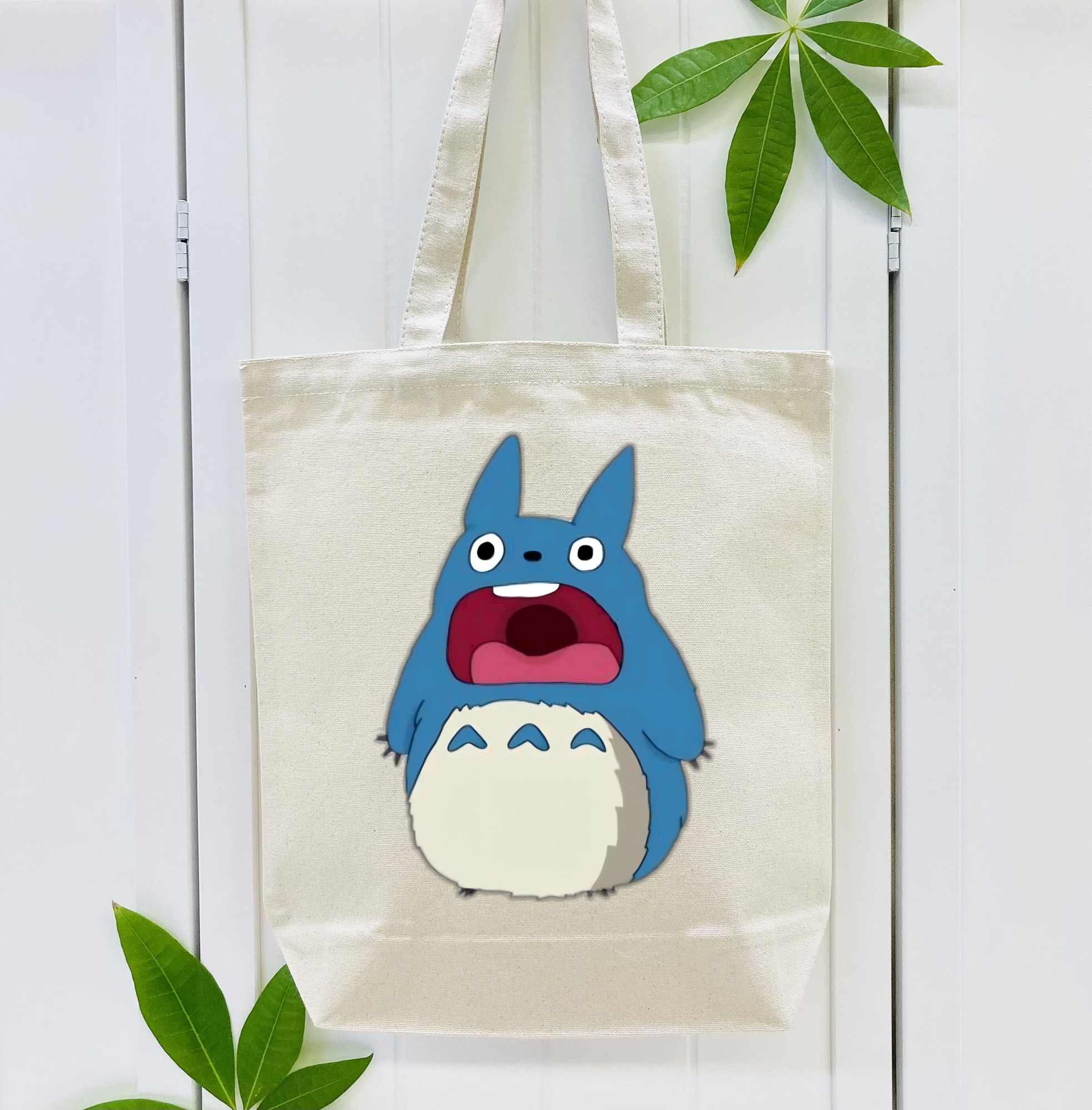 となりのトトロ 草壁メイ 草壁サツキ My Neighbor Totoro Satsuki Kusakabe Mei Kusakabe 縦型キャンバス生地手提げバッグ　トートバッグ