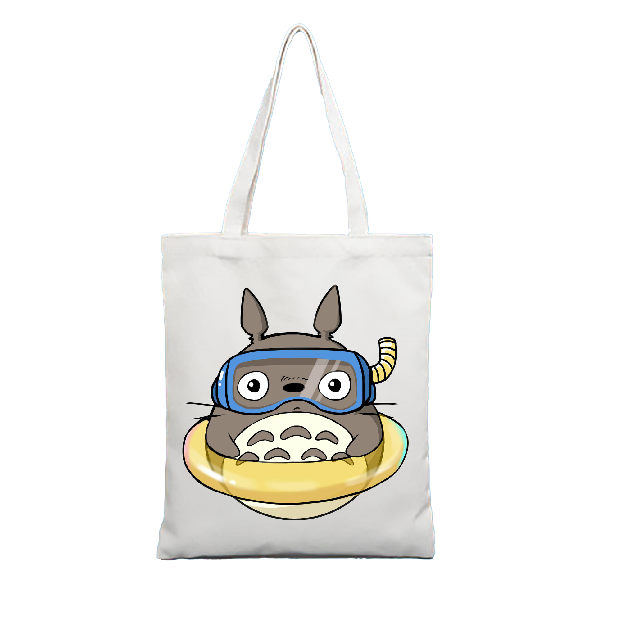 （画像用） となりのトトロ 草壁メイ 草壁サツキ My Neighbor Totoro Satsuki Kusakabe Mei Kusakabe 縦型キャンバス生地手提げバッグ　トートバッグ