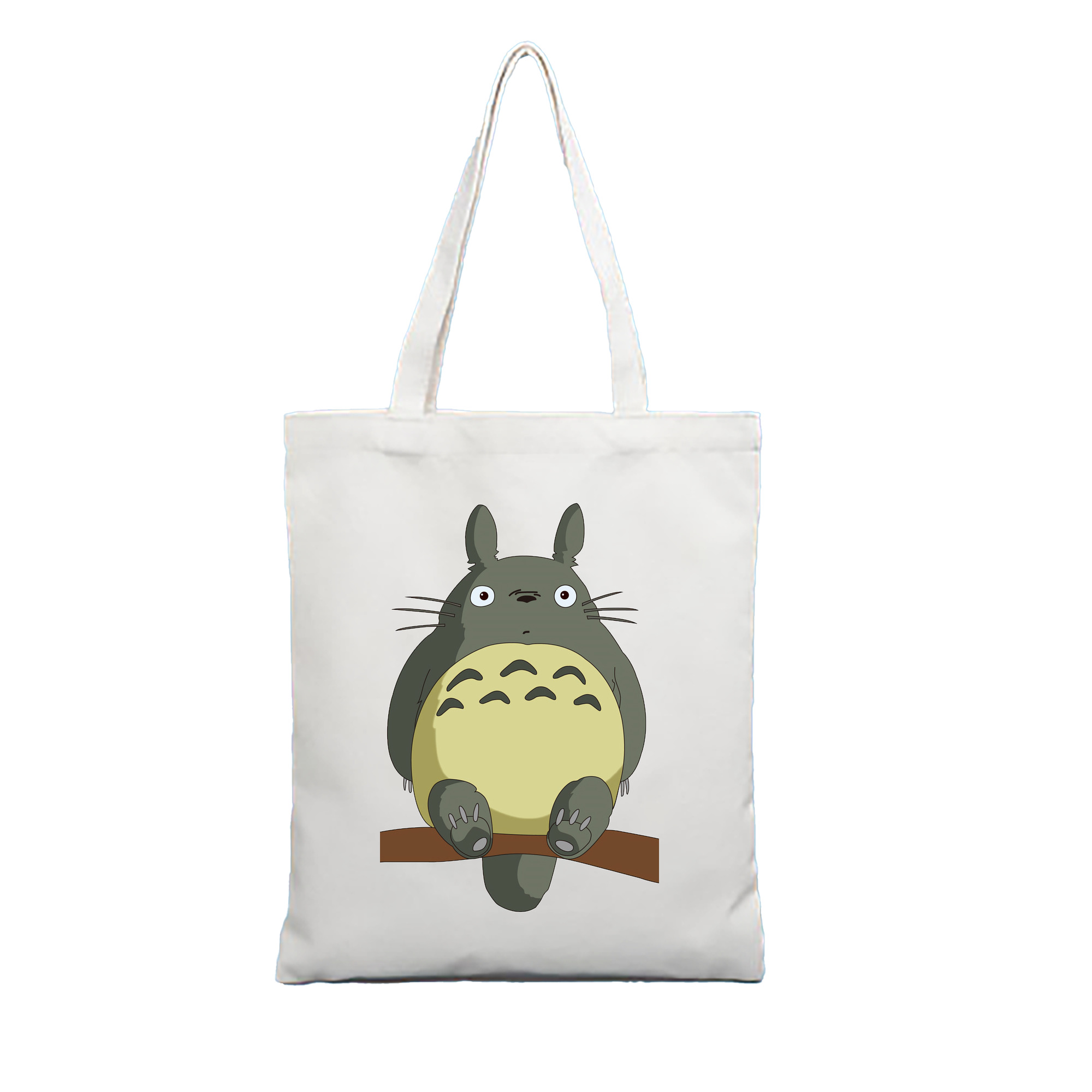 （画像用） となりのトトロ 草壁メイ 草壁サツキ My Neighbor Totoro Satsuki Kusakabe Mei Kusakabe 縦型キャンバス生地手提げバッグ　トートバッグ