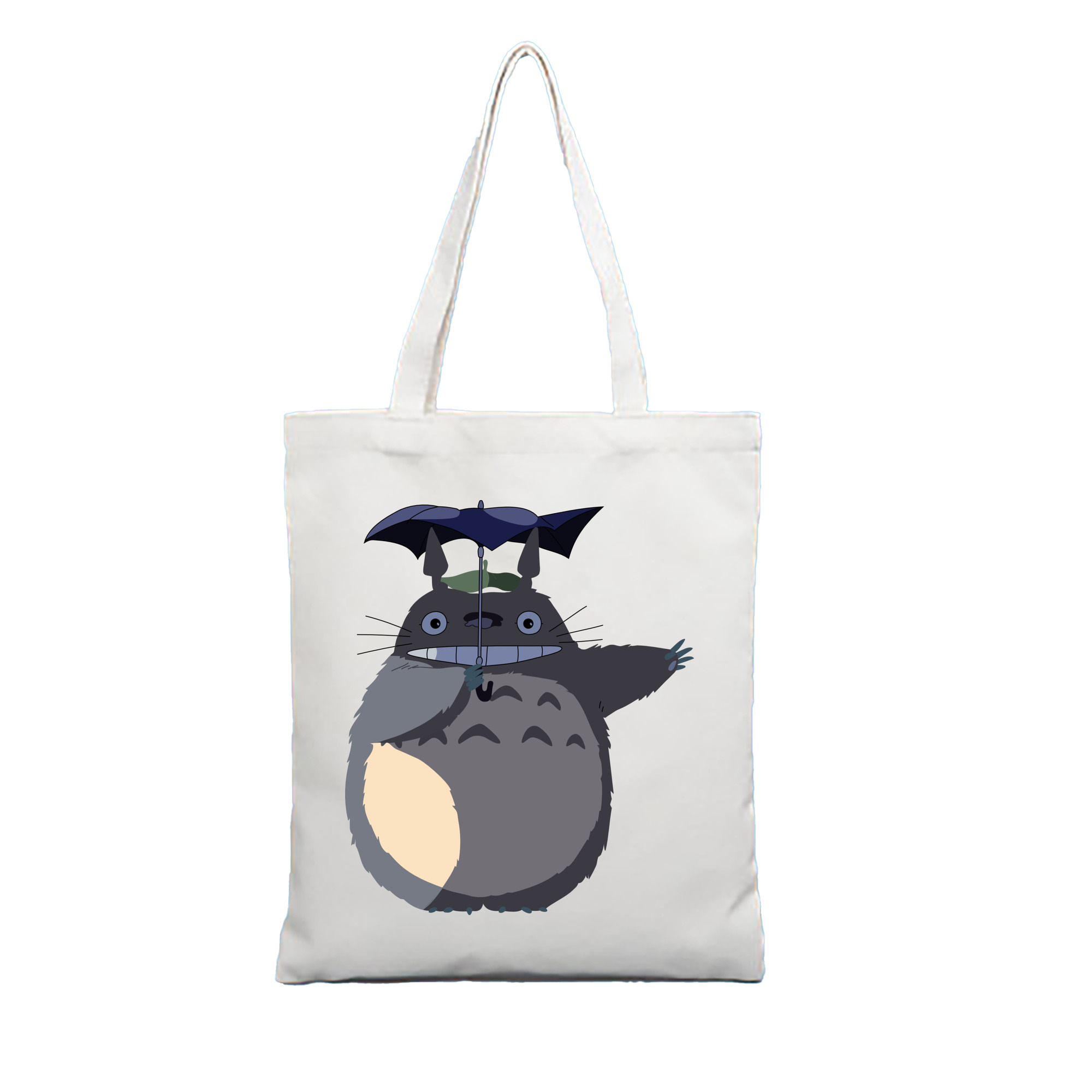 （画像用） となりのトトロ 草壁メイ 草壁サツキ My Neighbor Totoro Satsuki Kusakabe Mei Kusakabe 縦型キャンバス生地手提げバッグ　トートバッグ