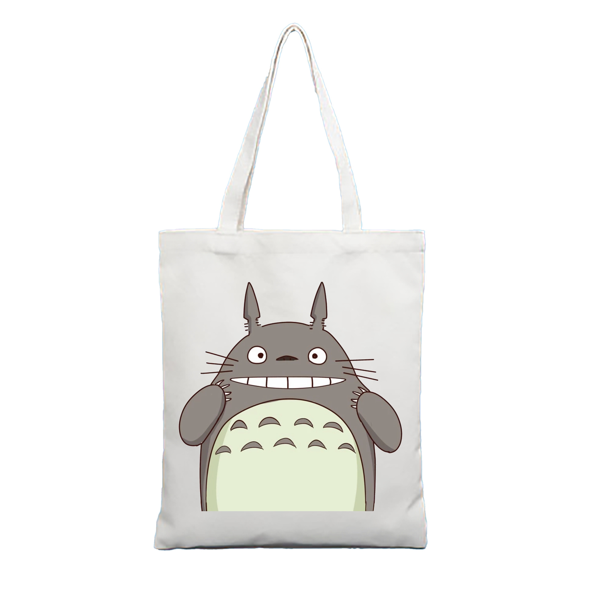 （画像用） となりのトトロ 草壁メイ 草壁サツキ My Neighbor Totoro Satsuki Kusakabe Mei Kusakabe 縦型キャンバス生地手提げバッグ　トートバッグ