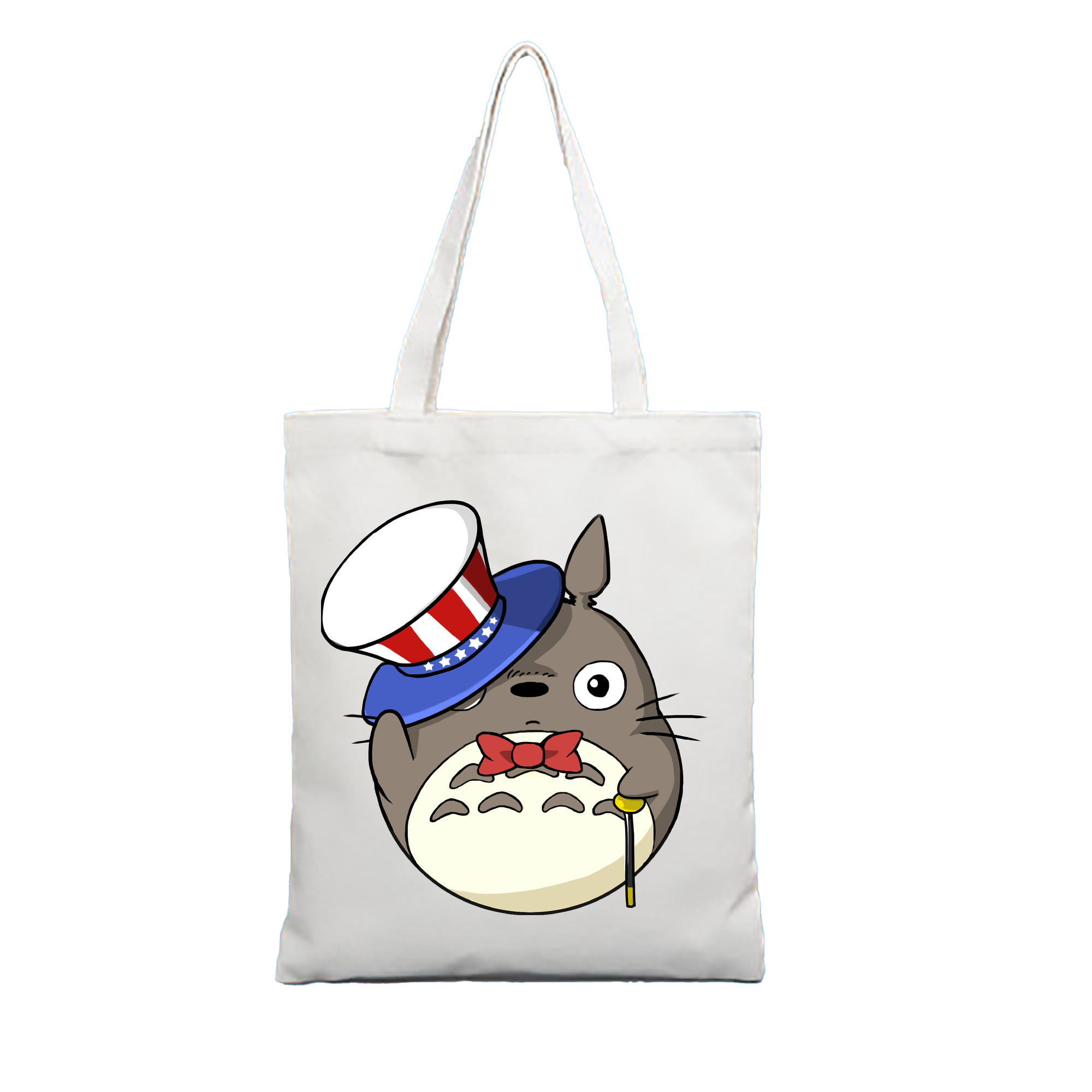 （画像用） となりのトトロ 草壁メイ 草壁サツキ My Neighbor Totoro Satsuki Kusakabe Mei Kusakabe 縦型キャンバス生地手提げバッグ　トートバッグ