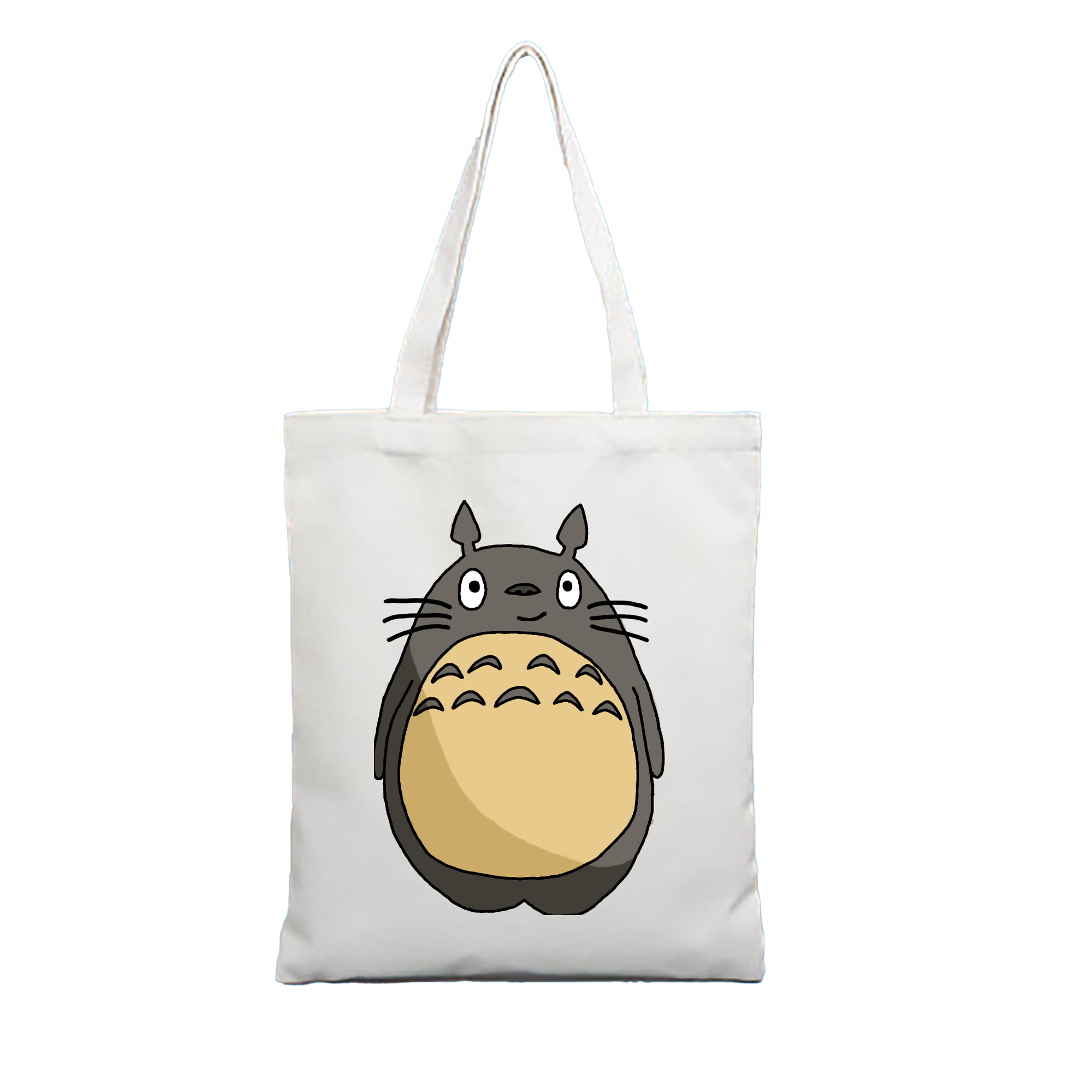 （画像用） となりのトトロ 草壁メイ 草壁サツキ My Neighbor Totoro Satsuki Kusakabe Mei Kusakabe 縦型キャンバス生地手提げバッグ　トートバッグ