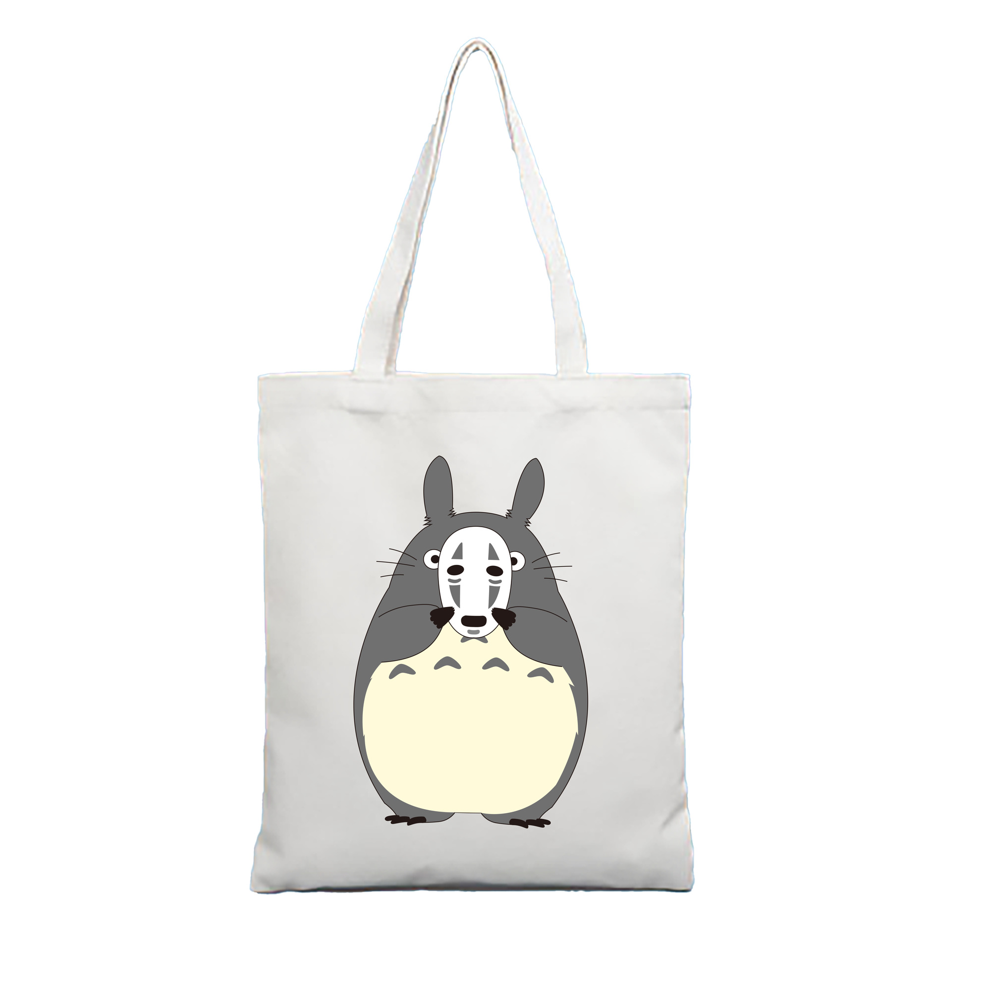 （画像用） となりのトトロ 草壁メイ 草壁サツキ My Neighbor Totoro Satsuki Kusakabe Mei Kusakabe 縦型キャンバス生地手提げバッグ　トートバッグ