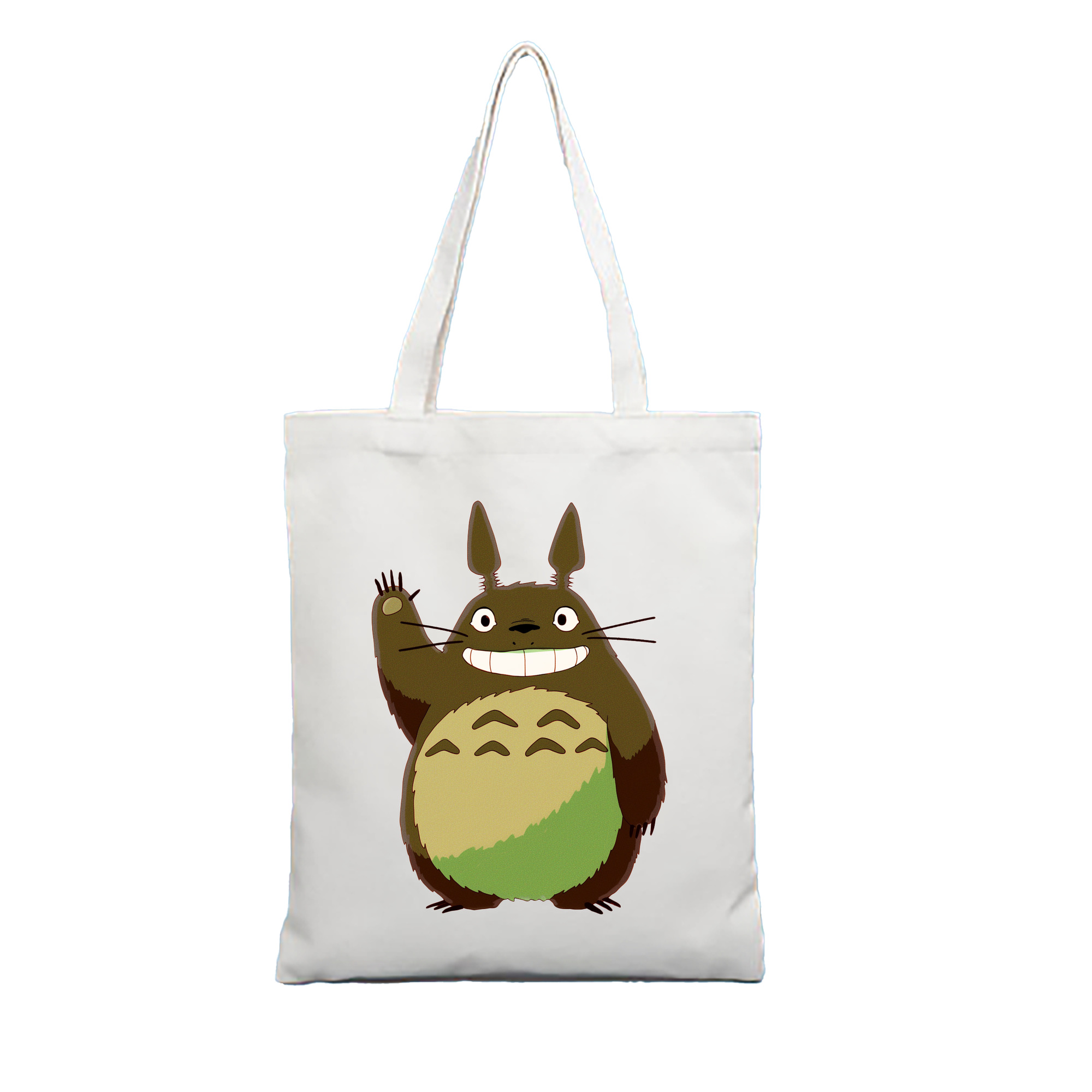 （画像用） となりのトトロ 草壁メイ 草壁サツキ My Neighbor Totoro Satsuki Kusakabe Mei Kusakabe 縦型キャンバス生地手提げバッグ　トートバッグ