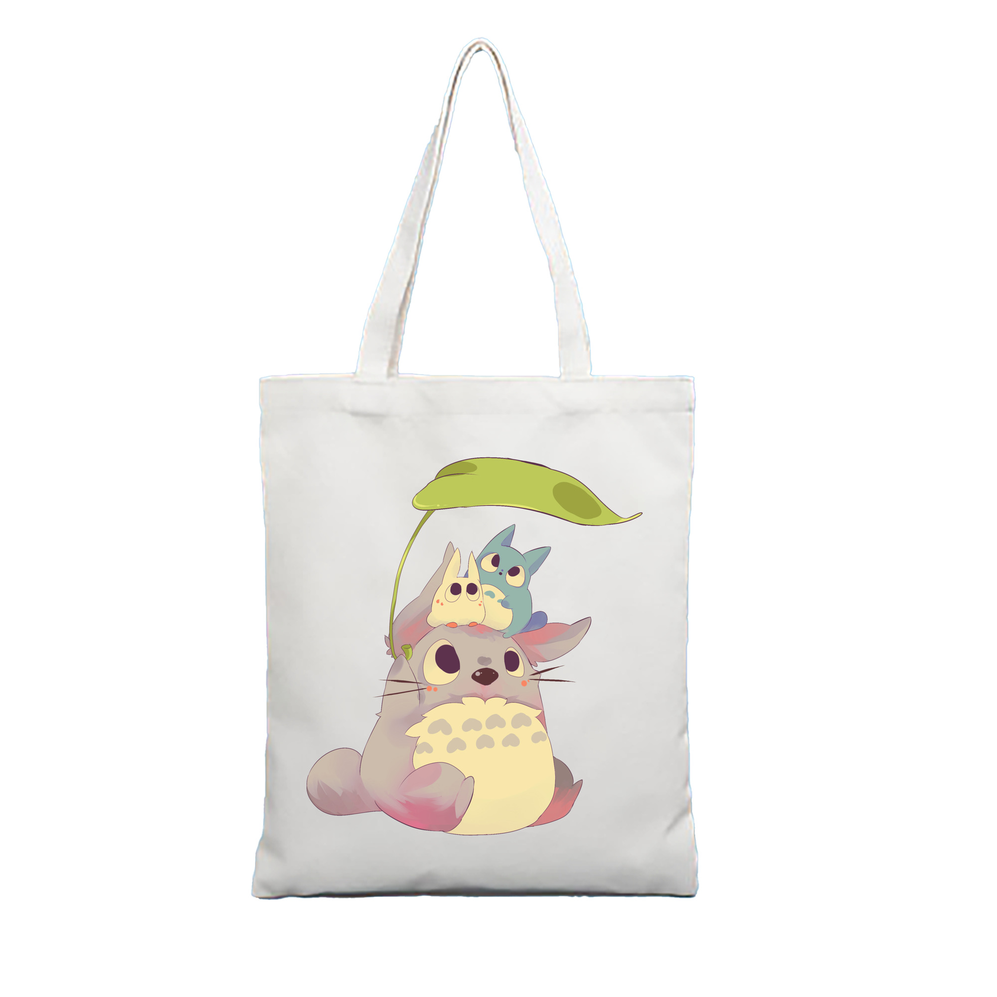 （画像用） となりのトトロ 草壁メイ 草壁サツキ My Neighbor Totoro Satsuki Kusakabe Mei Kusakabe 縦型キャンバス生地手提げバッグ　トートバッグ