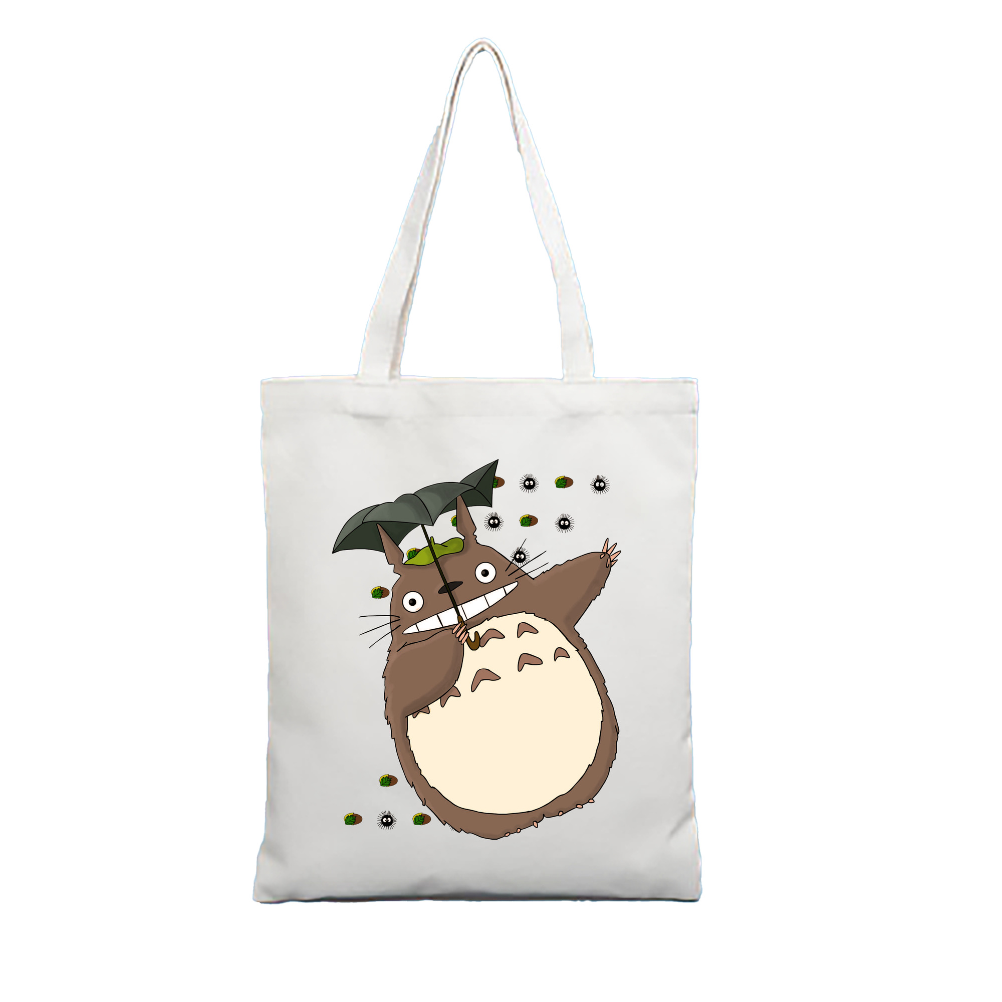 （画像用） となりのトトロ 草壁メイ 草壁サツキ My Neighbor Totoro Satsuki Kusakabe Mei Kusakabe 縦型キャンバス生地手提げバッグ　トートバッグ