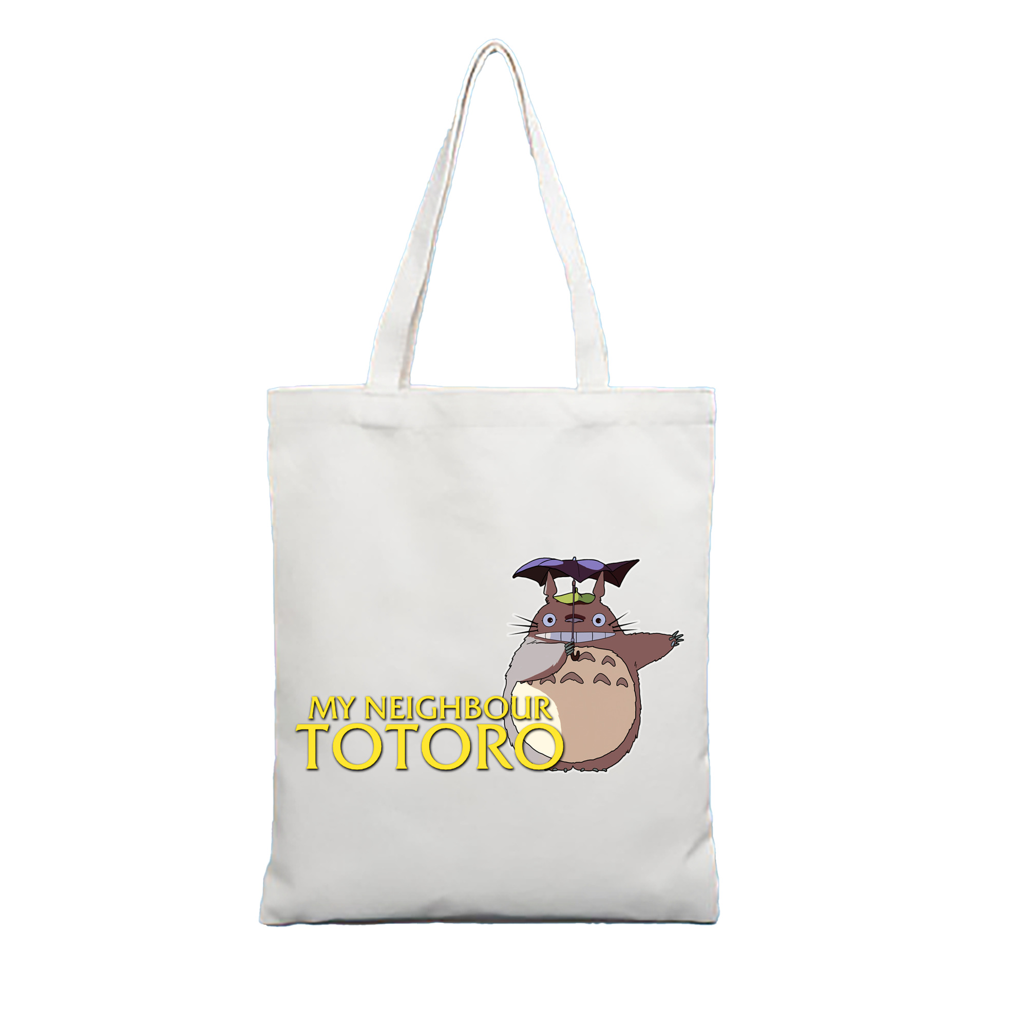 （画像用） となりのトトロ 草壁メイ 草壁サツキ My Neighbor Totoro Satsuki Kusakabe Mei Kusakabe 縦型キャンバス生地手提げバッグ　トートバッグ