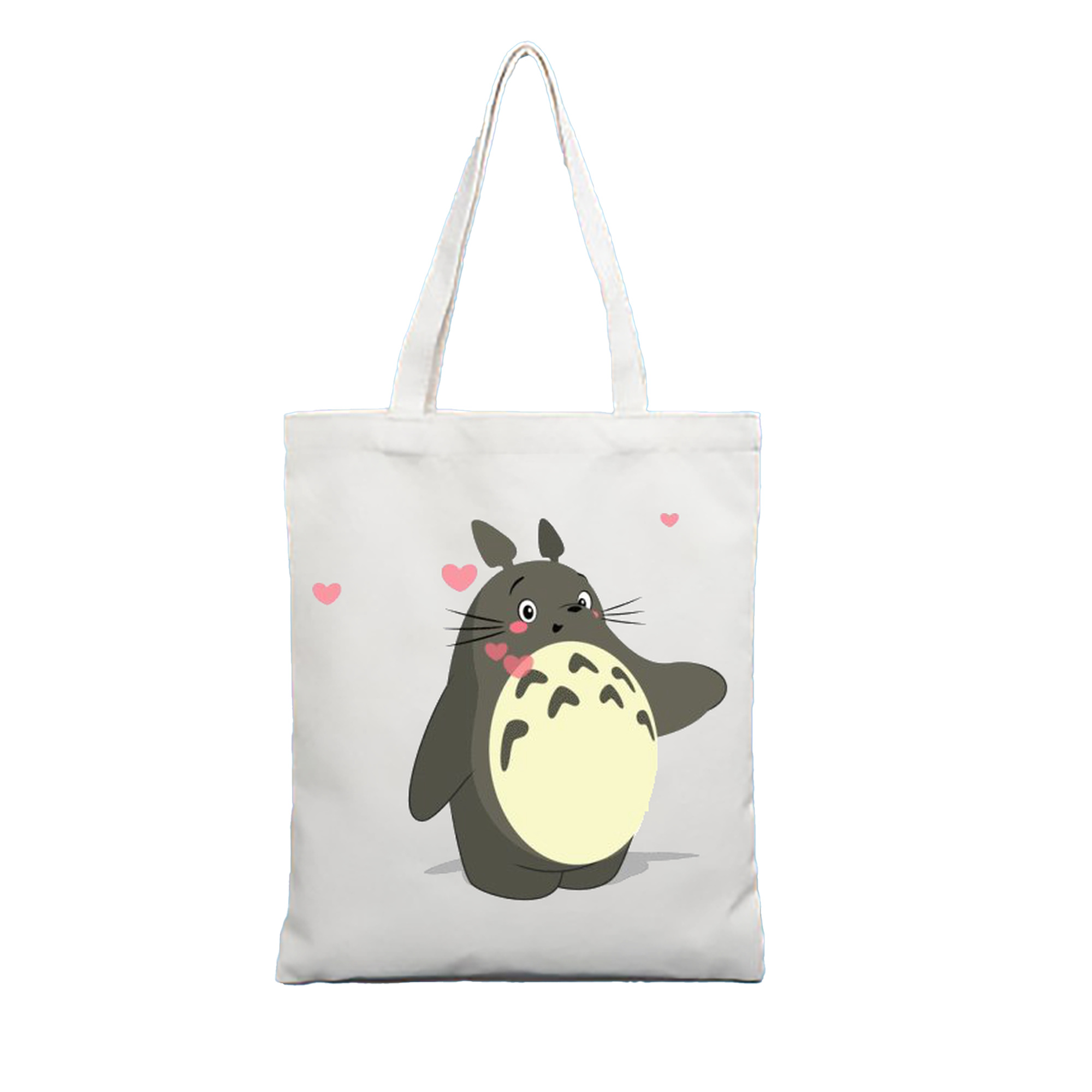 （画像用） となりのトトロ 草壁メイ 草壁サツキ My Neighbor Totoro Satsuki Kusakabe Mei Kusakabe 縦型キャンバス生地手提げバッグ　トートバッグ