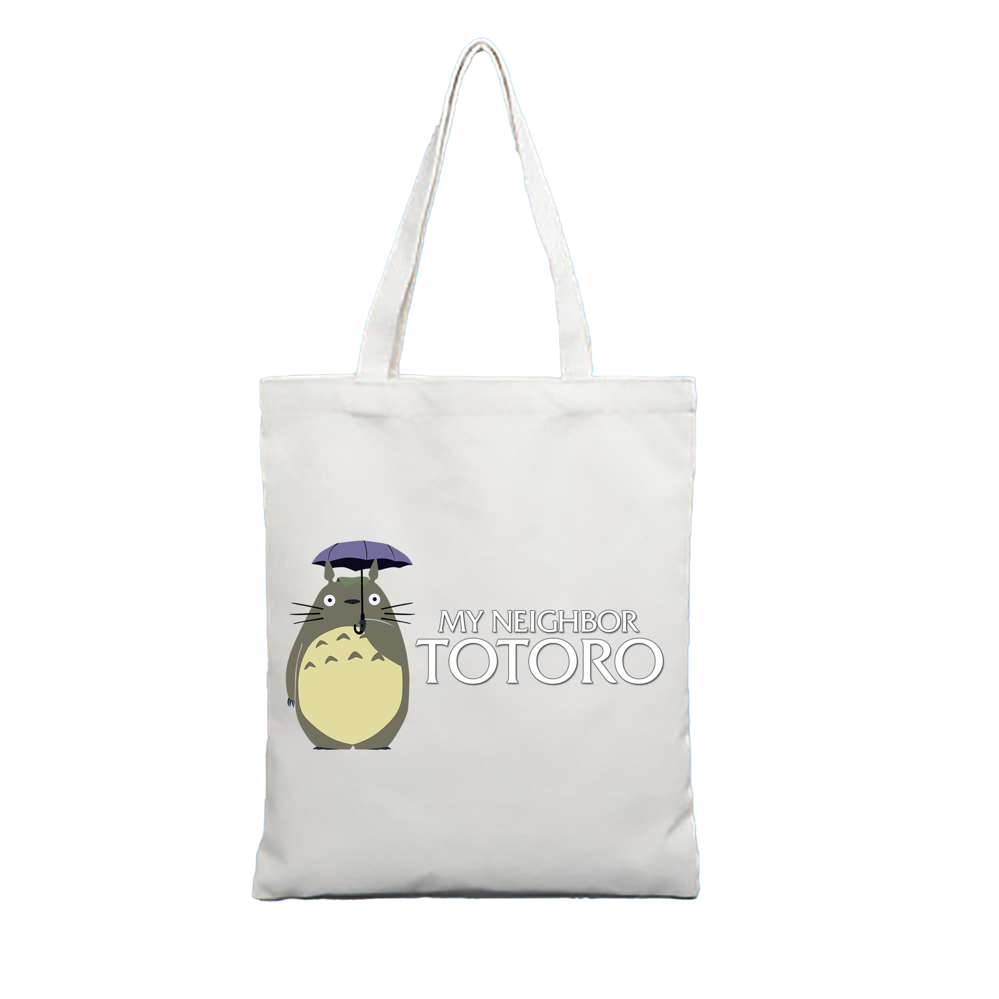 （画像用） となりのトトロ 草壁メイ 草壁サツキ My Neighbor Totoro Satsuki Kusakabe Mei Kusakabe 縦型キャンバス生地手提げバッグ　トートバッグ