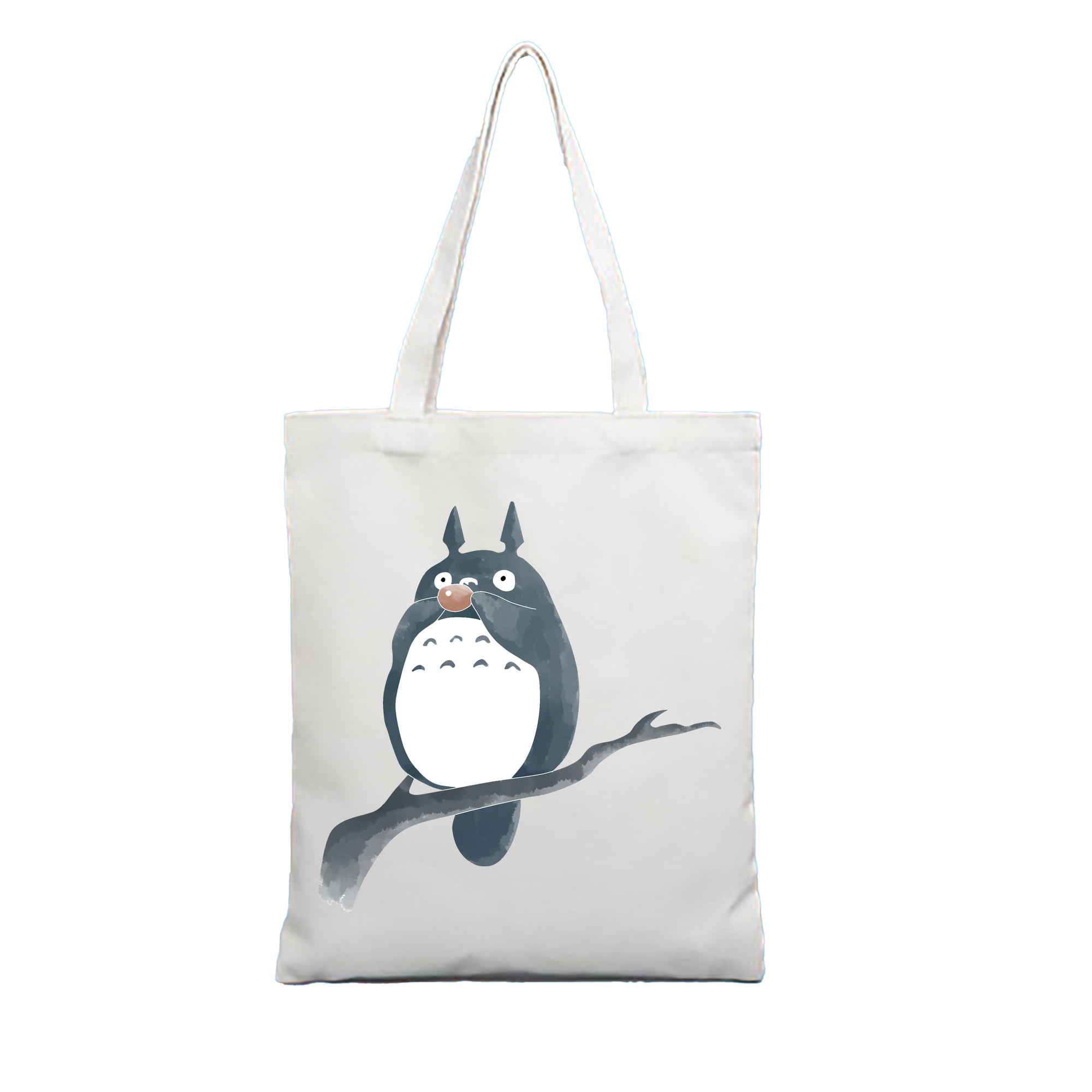 （画像用） となりのトトロ 草壁メイ 草壁サツキ My Neighbor Totoro Satsuki Kusakabe Mei Kusakabe 縦型キャンバス生地手提げバッグ　トートバッグ