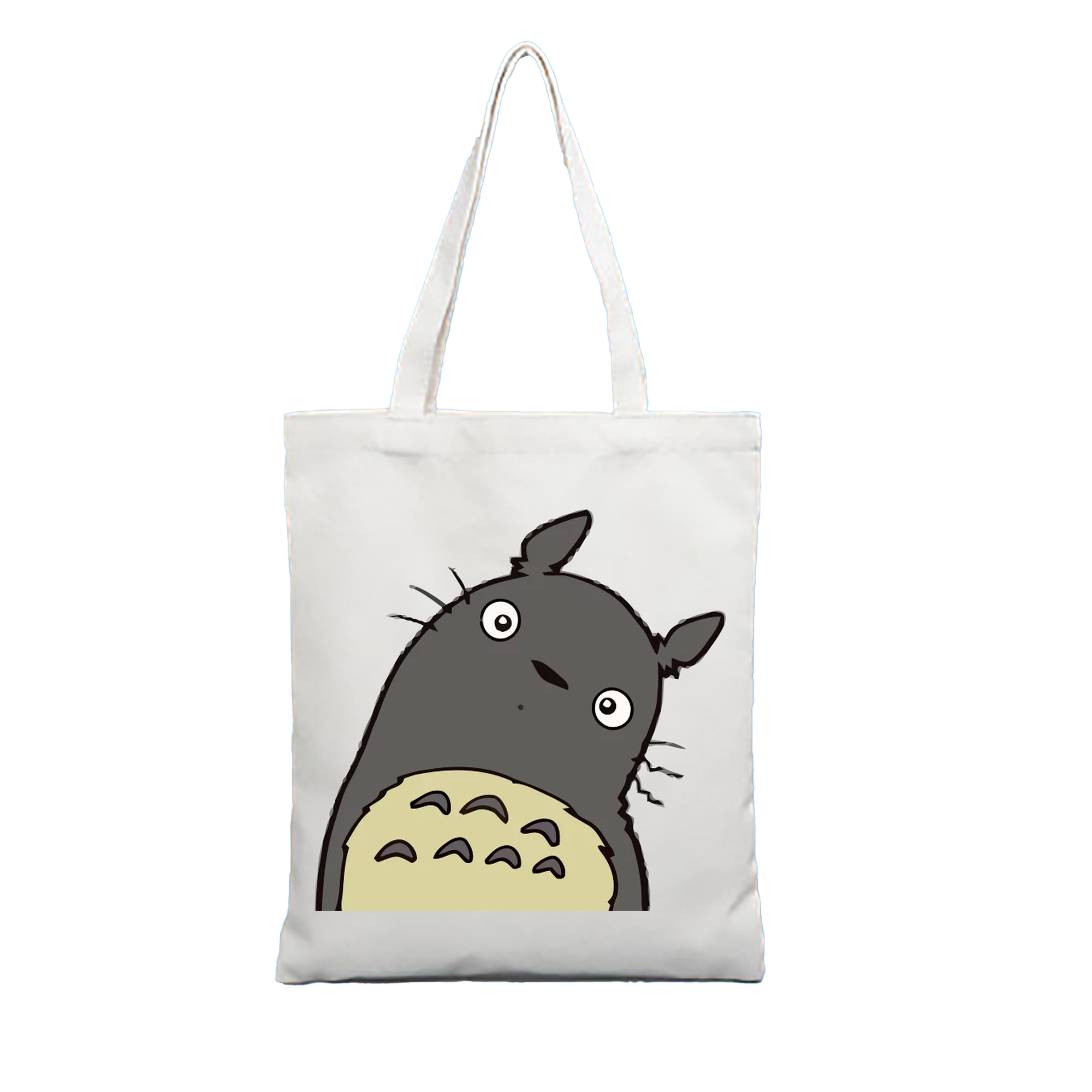 （画像用） となりのトトロ 草壁メイ 草壁サツキ My Neighbor Totoro Satsuki Kusakabe Mei Kusakabe 縦型キャンバス生地手提げバッグ　トートバッグ