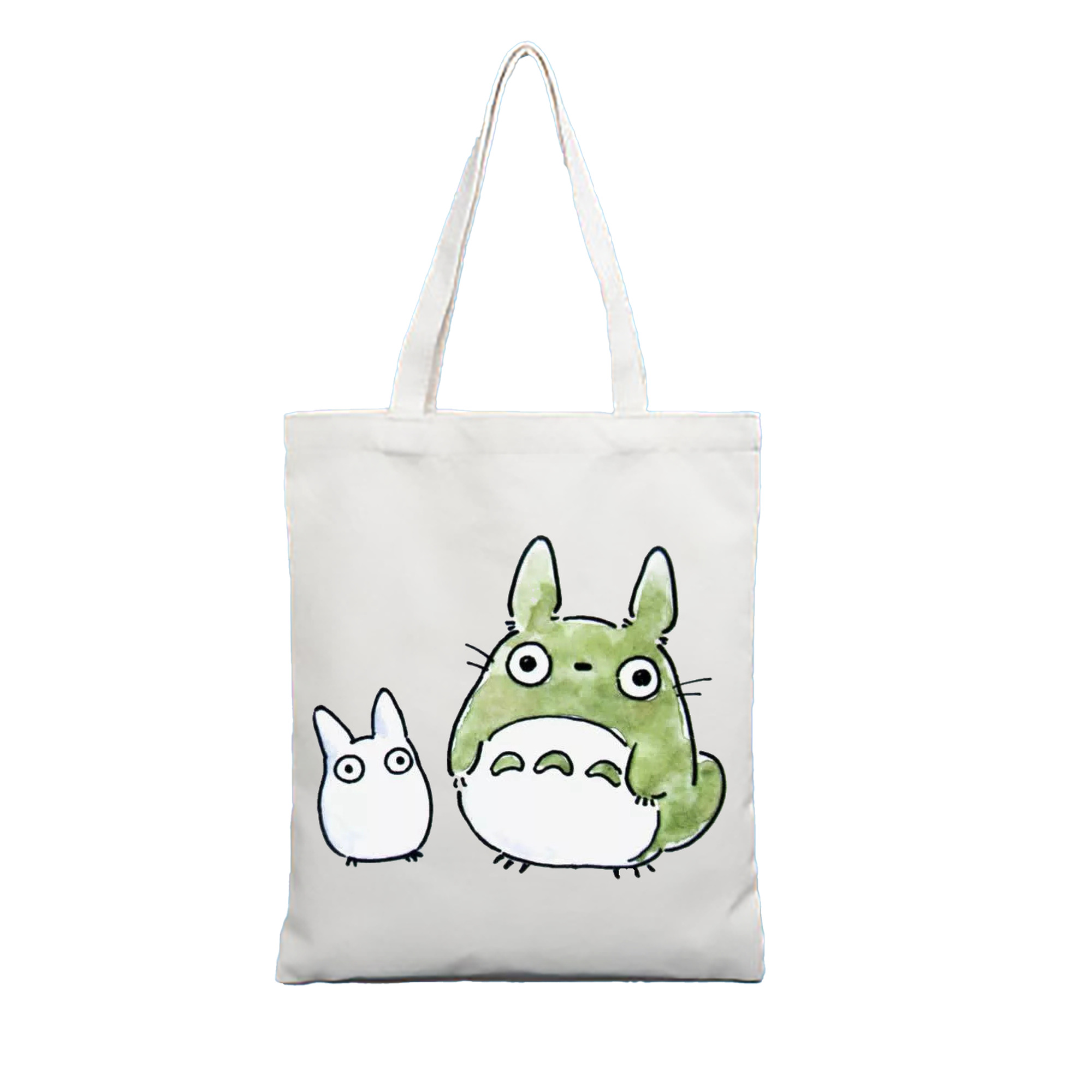 （画像用） となりのトトロ 草壁メイ 草壁サツキ My Neighbor Totoro Satsuki Kusakabe Mei Kusakabe 縦型キャンバス生地手提げバッグ　トートバッグ