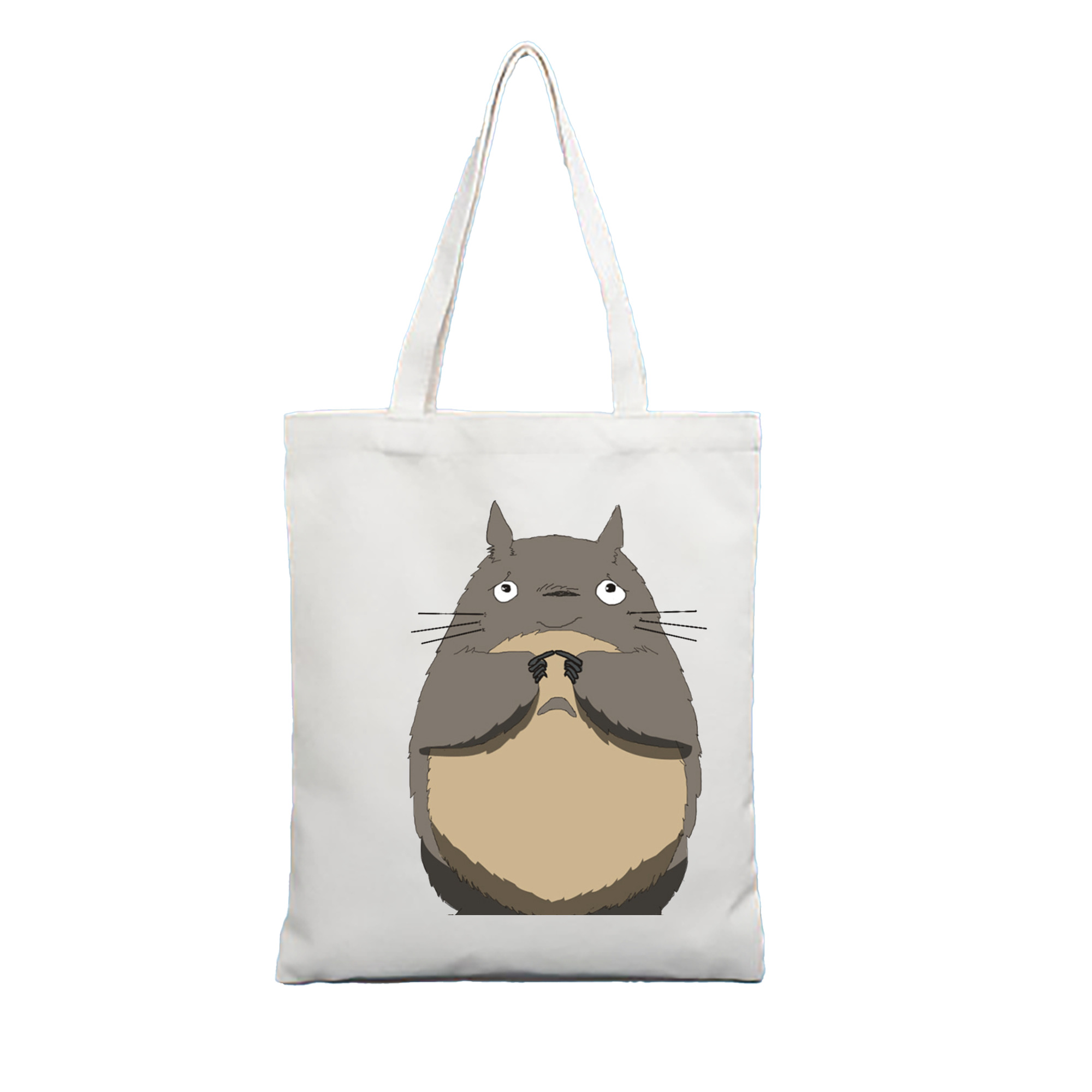（画像用） となりのトトロ 草壁メイ 草壁サツキ My Neighbor Totoro Satsuki Kusakabe Mei Kusakabe 縦型キャンバス生地手提げバッグ　トートバッグ
