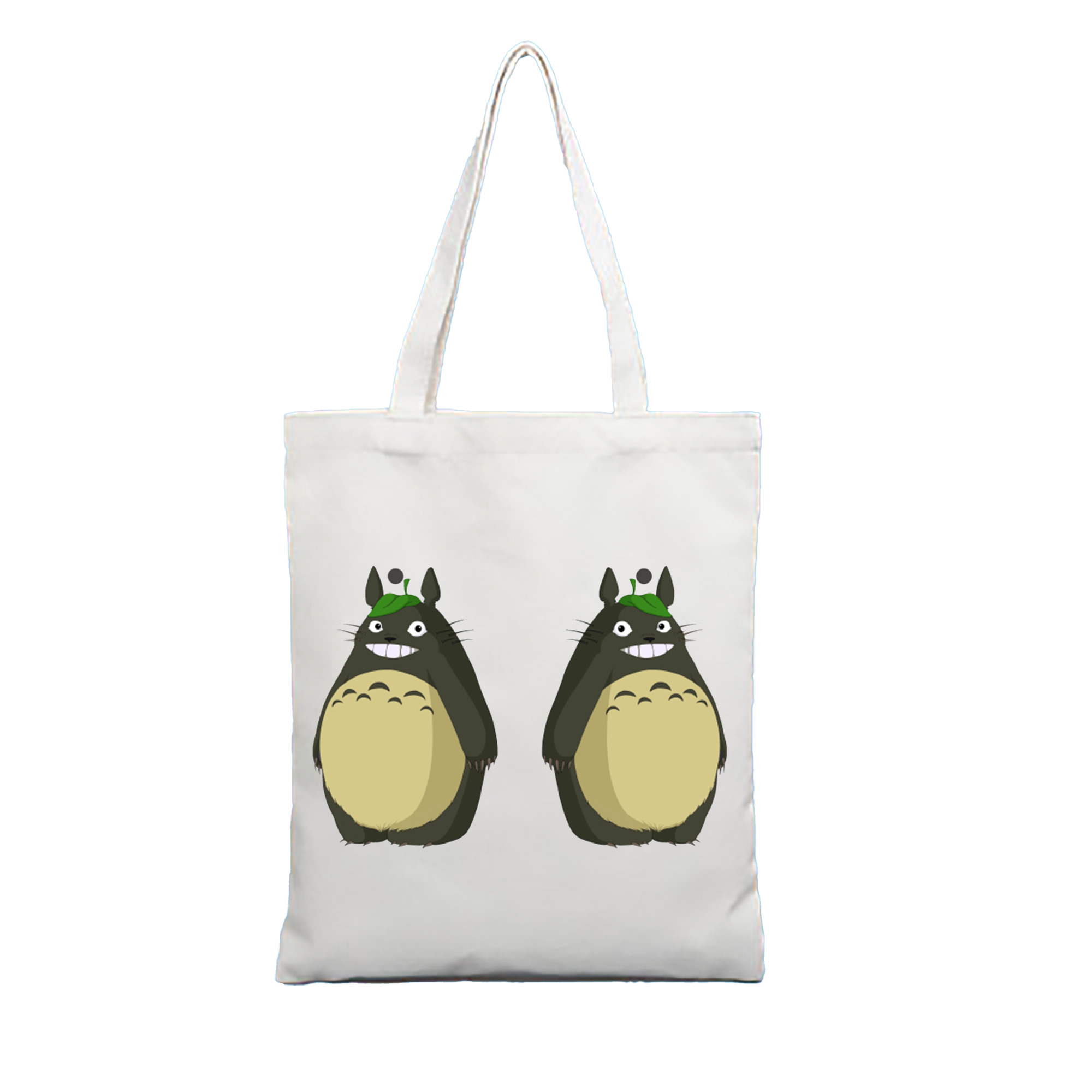 （画像用） となりのトトロ 草壁メイ 草壁サツキ My Neighbor Totoro Satsuki Kusakabe Mei Kusakabe 縦型キャンバス生地手提げバッグ　トートバッグ