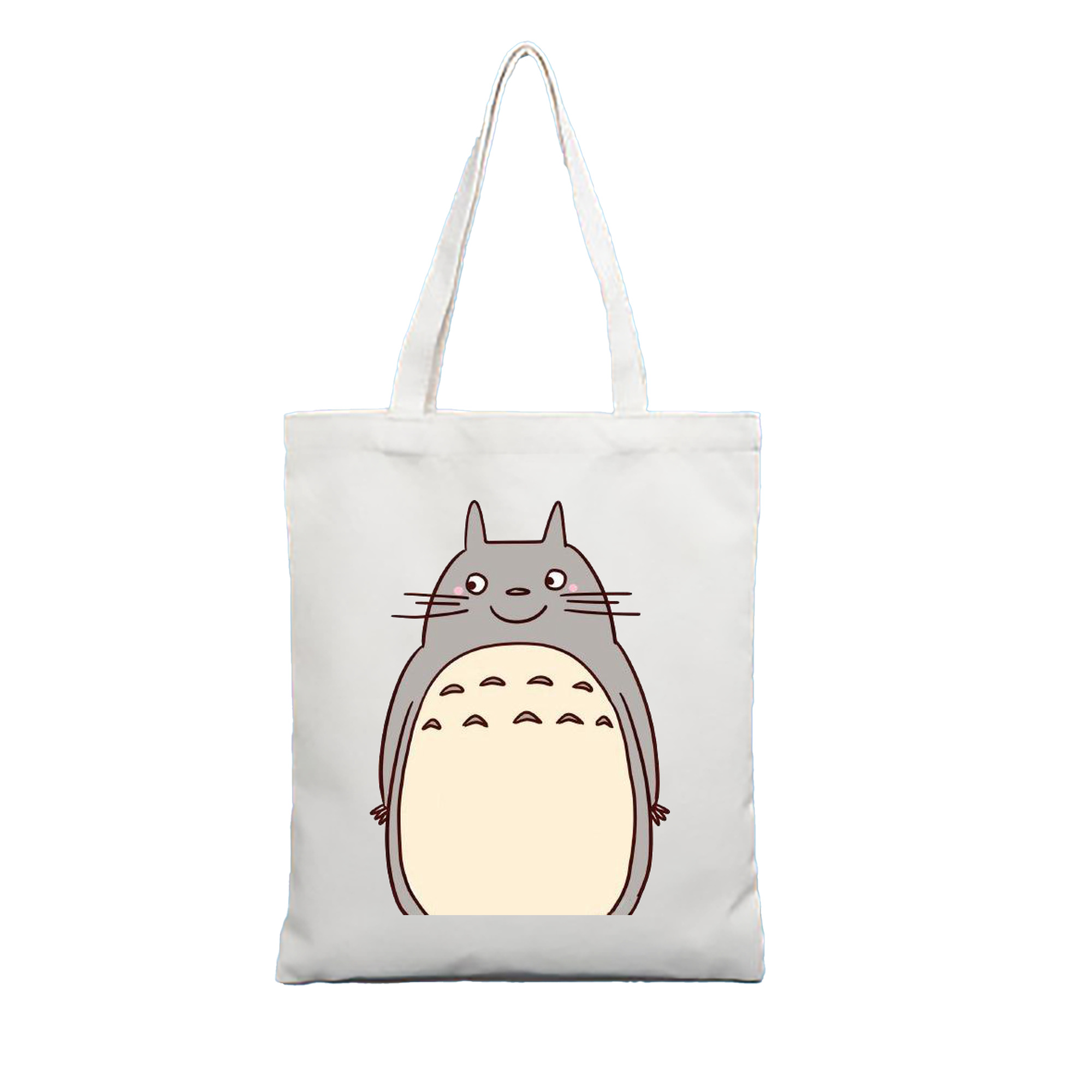 （画像用） となりのトトロ 草壁メイ 草壁サツキ My Neighbor Totoro Satsuki Kusakabe Mei Kusakabe 縦型キャンバス生地手提げバッグ　トートバッグ