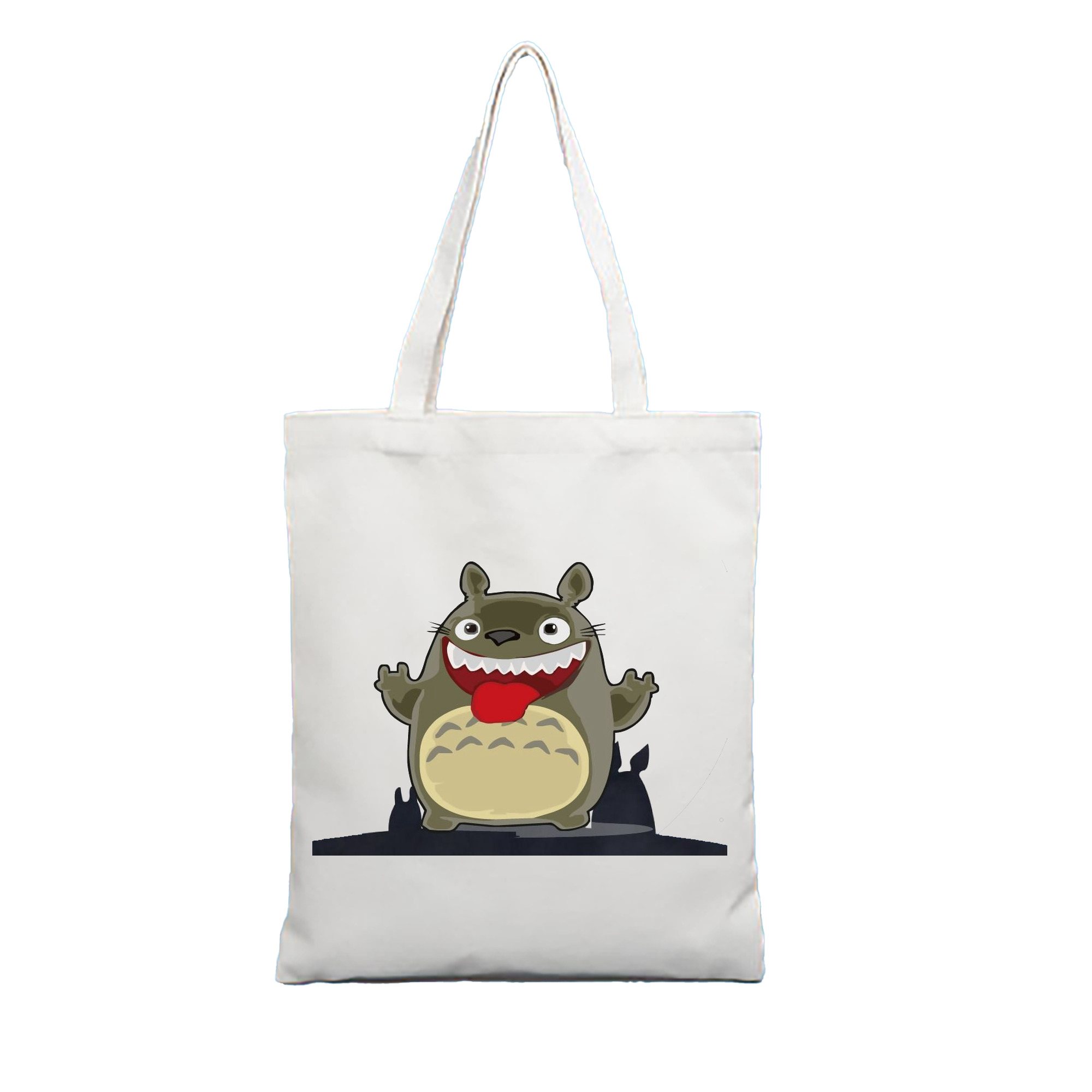 （画像用） となりのトトロ 草壁メイ 草壁サツキ My Neighbor Totoro Satsuki Kusakabe Mei Kusakabe 縦型キャンバス生地手提げバッグ　トートバッグ
